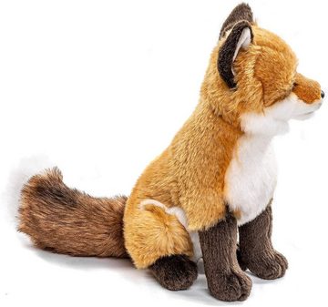 Uni-Toys Kuscheltier Rotfuchs klassisch - 27 cm (Höhe) - Plüsch-Fuchs - Plüschtier, zu 100 % recyceltes Füllmaterial