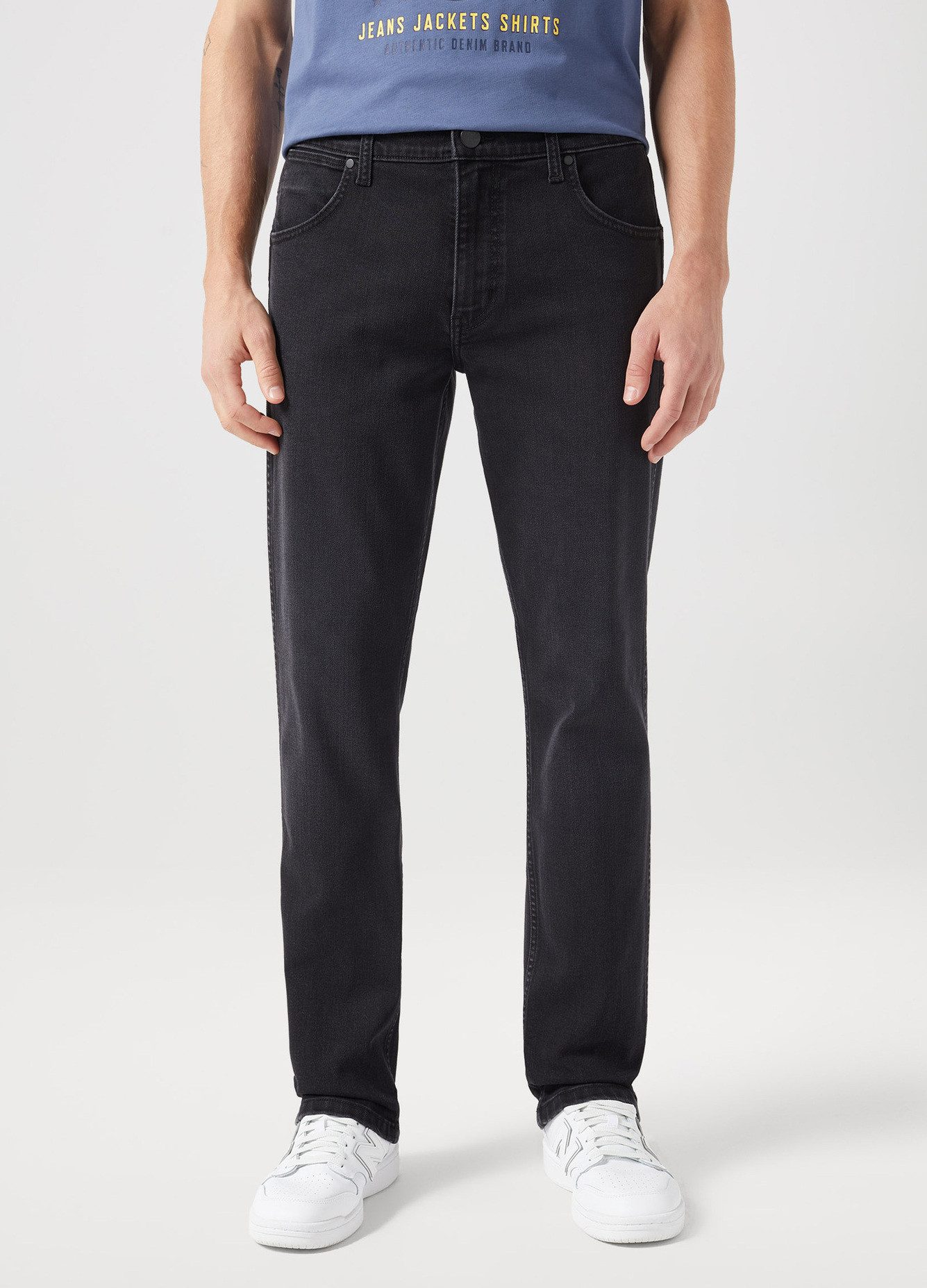 Wrangler 5-Pocket-Jeans WRANGLER GREENSBORO film noir 112350664