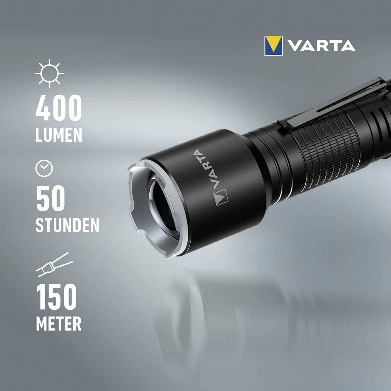 Light Taschenlampe Aluminium VARTA F30 Pro
