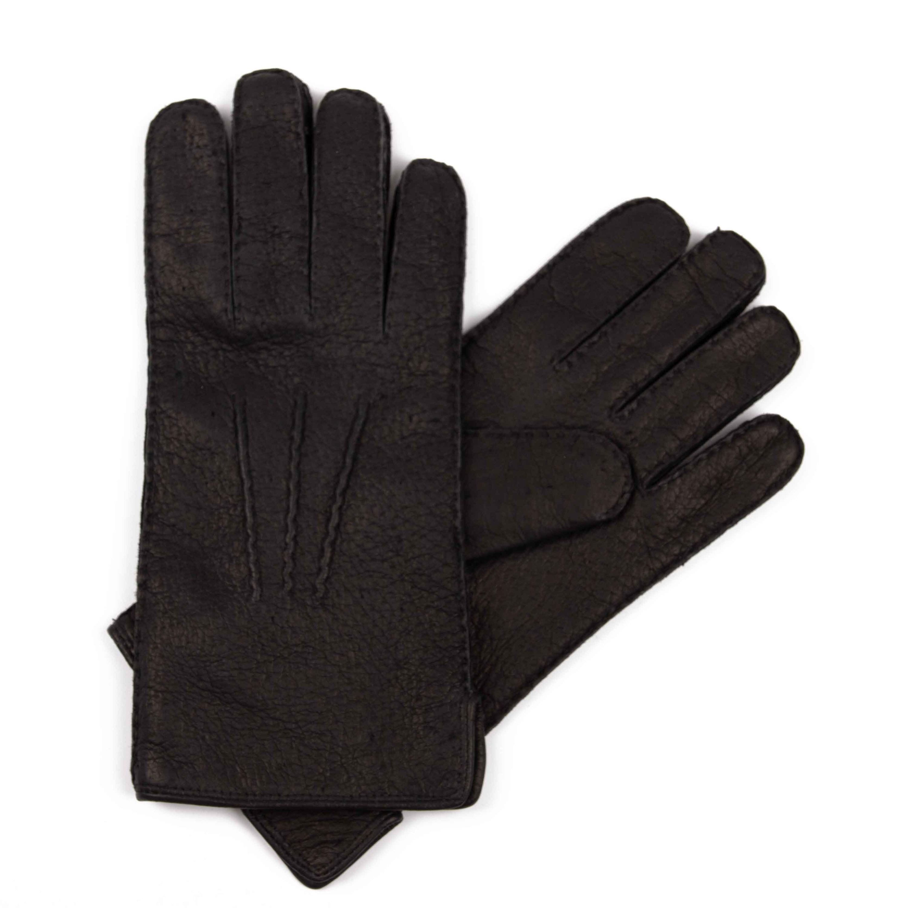 Hand Gewand by Weikert Lederhandschuhe ERNA - Peccary Lederhandschuhe mit Alpaka gefüttert