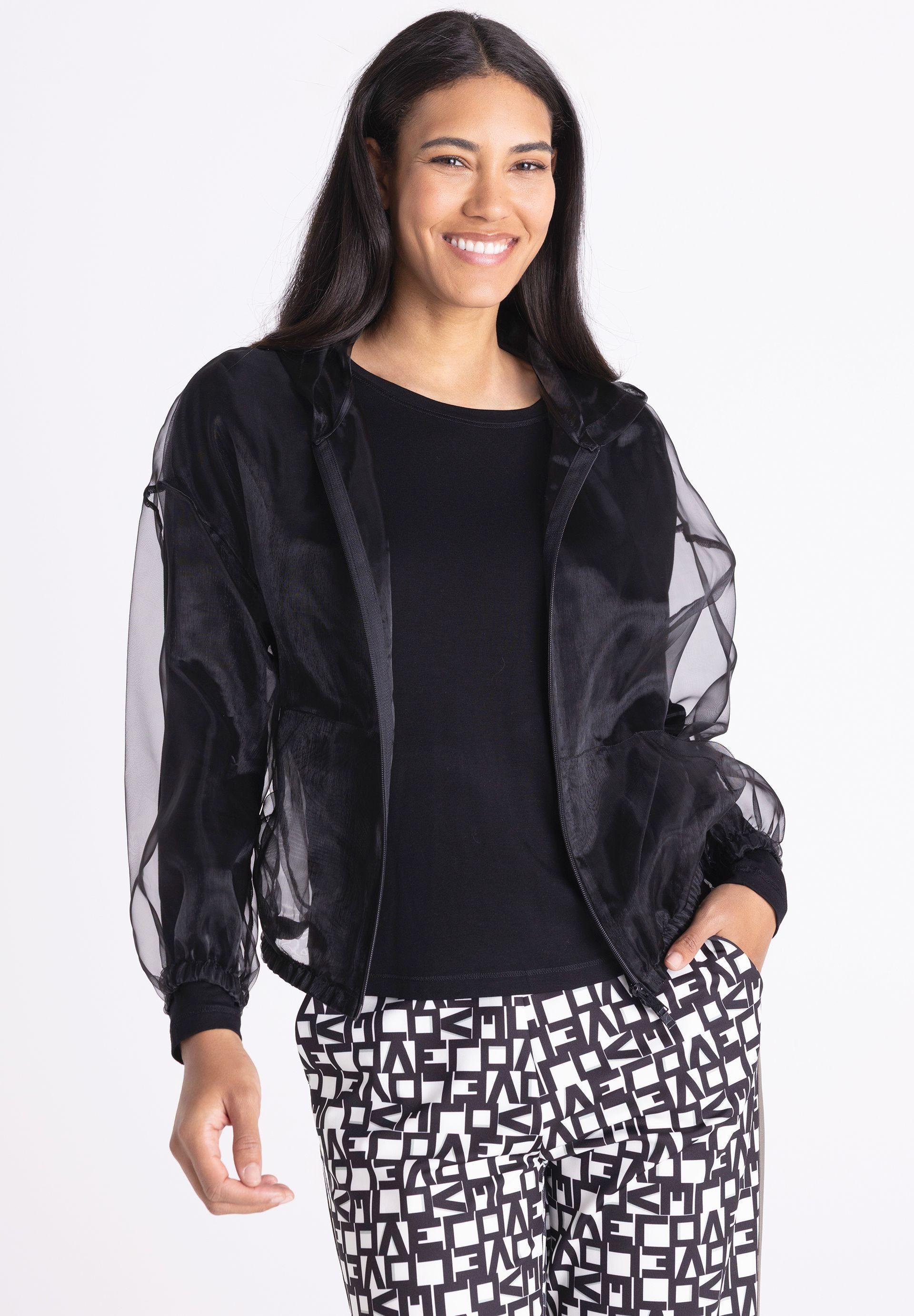 Blouson mit Kapuze