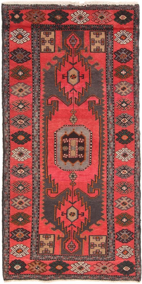 Orientteppich Hamadan Orientteppich Trading, 8 Handgeknüpfter rechteckig, Perserteppich / mm 100x203 Läufer, Höhe: Nain