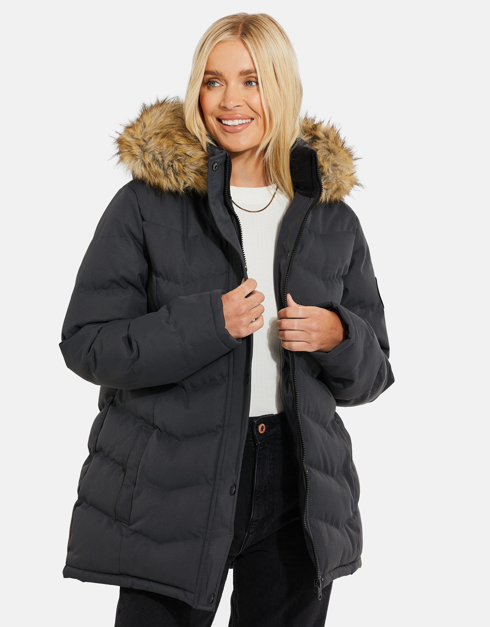 Threadbare Steppjacke THB Woodie (1-St) mit günstig online kaufen