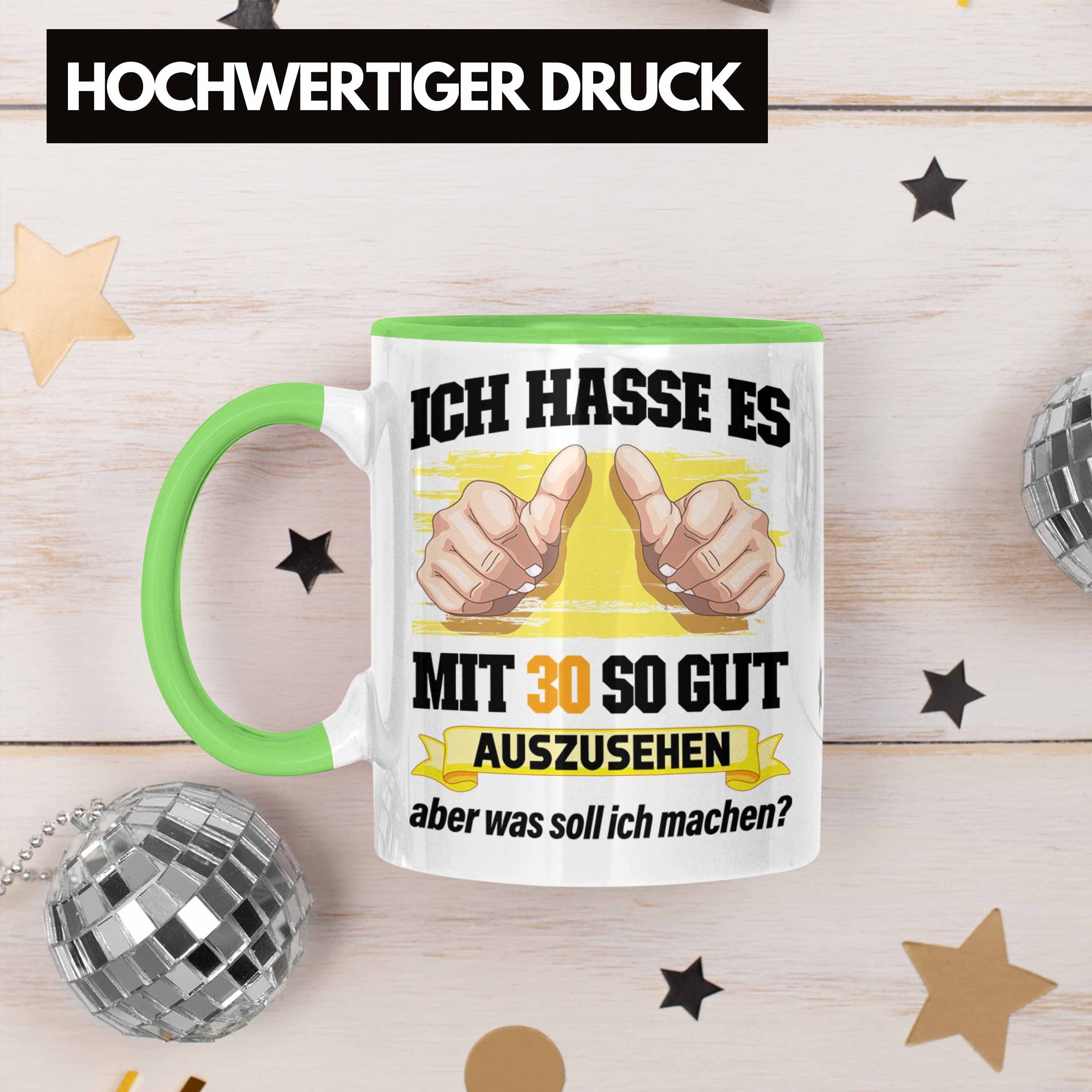 Grün Geschenke Trendation Vater Mutter - Männer 30er Mann 30. Tasse Geschenkidee Lustig Trendation Geburtstag Geschenk Tasse Frau Frauen 30