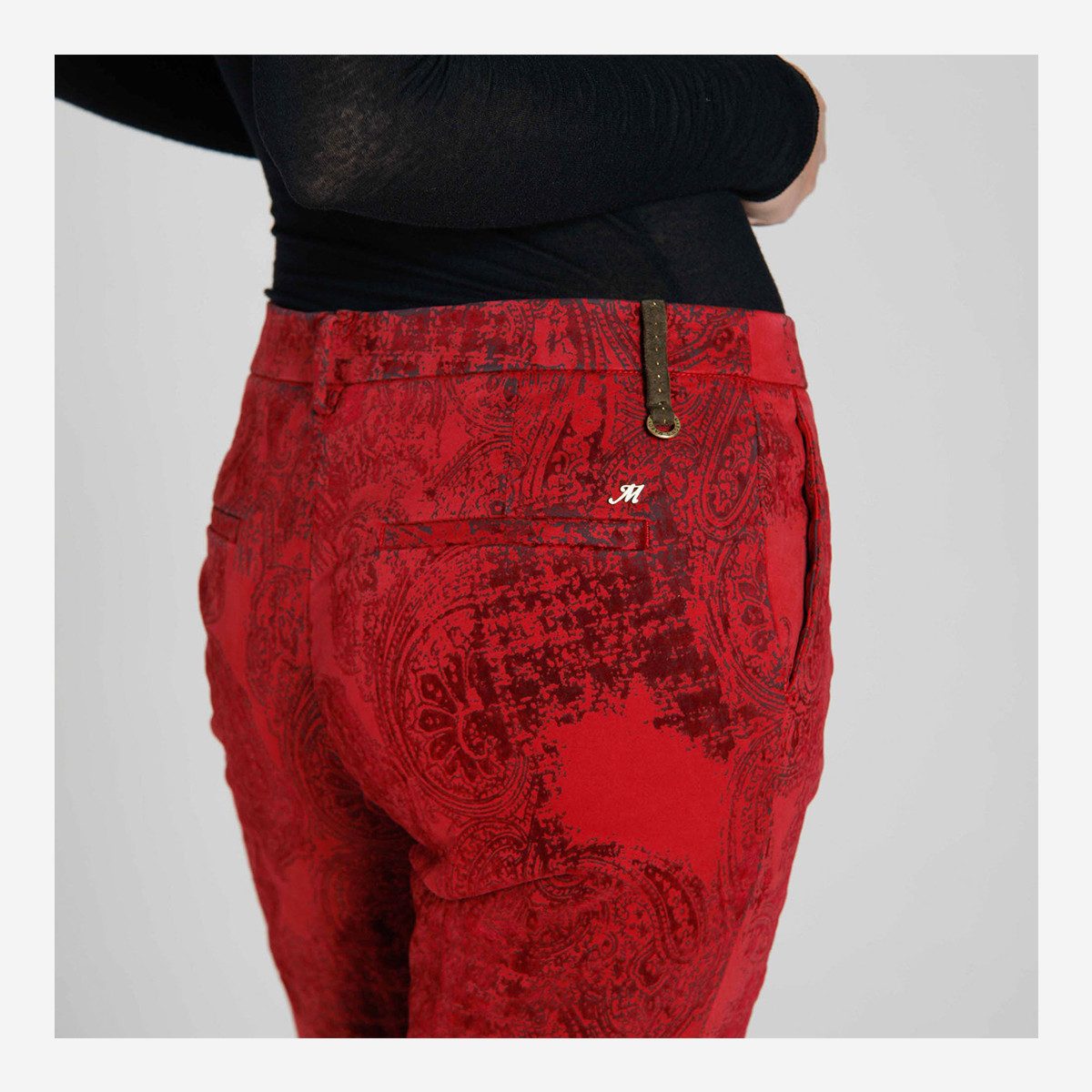 Mason's Stoffhose Mason’s MBE07S3 956, Hosen, Rot