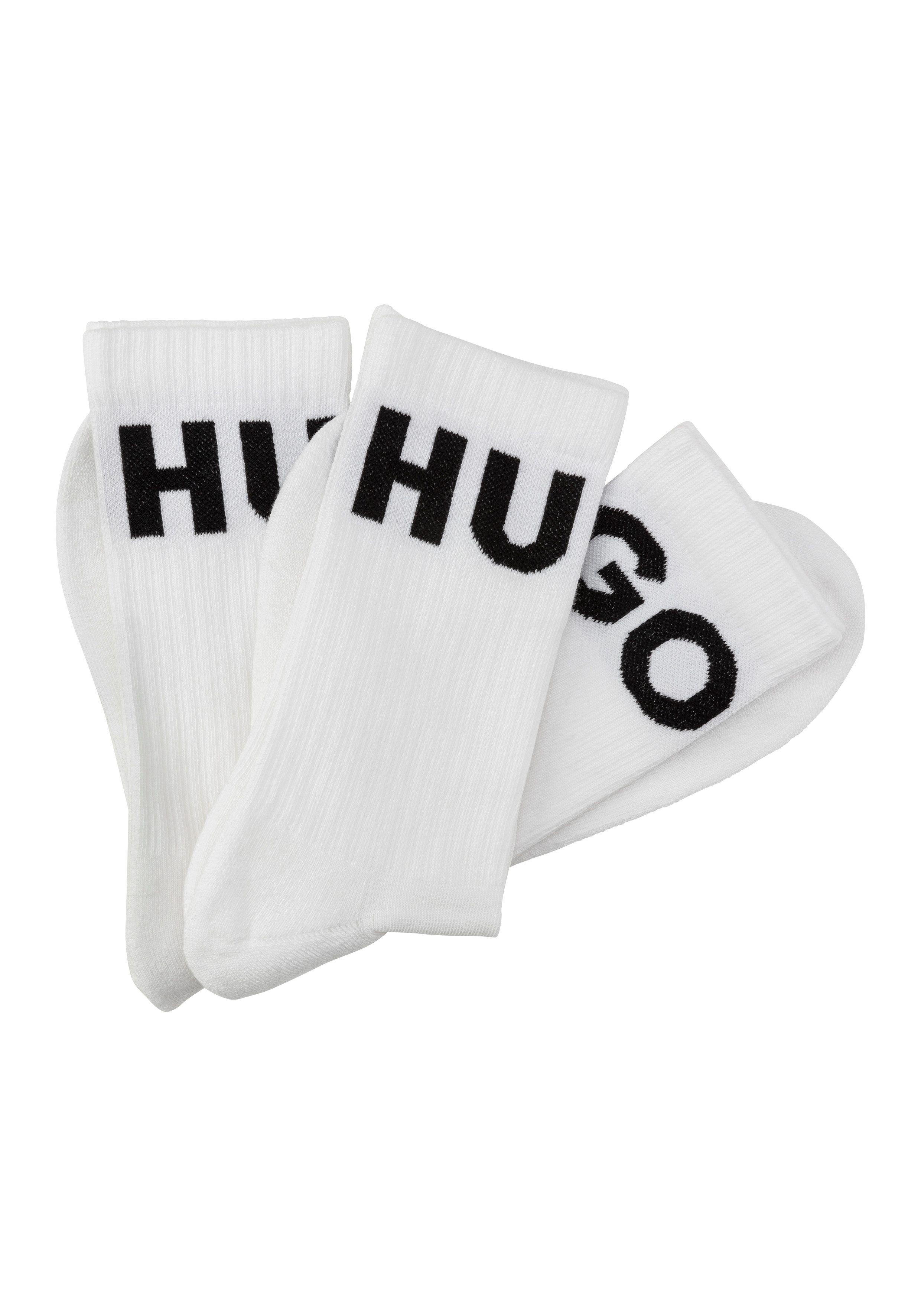HUGO Freizeitsocken 3P QS ICONIC CC 1 (Packung, 3-Paar, 3er) mit HUGO Logos günstig online kaufen