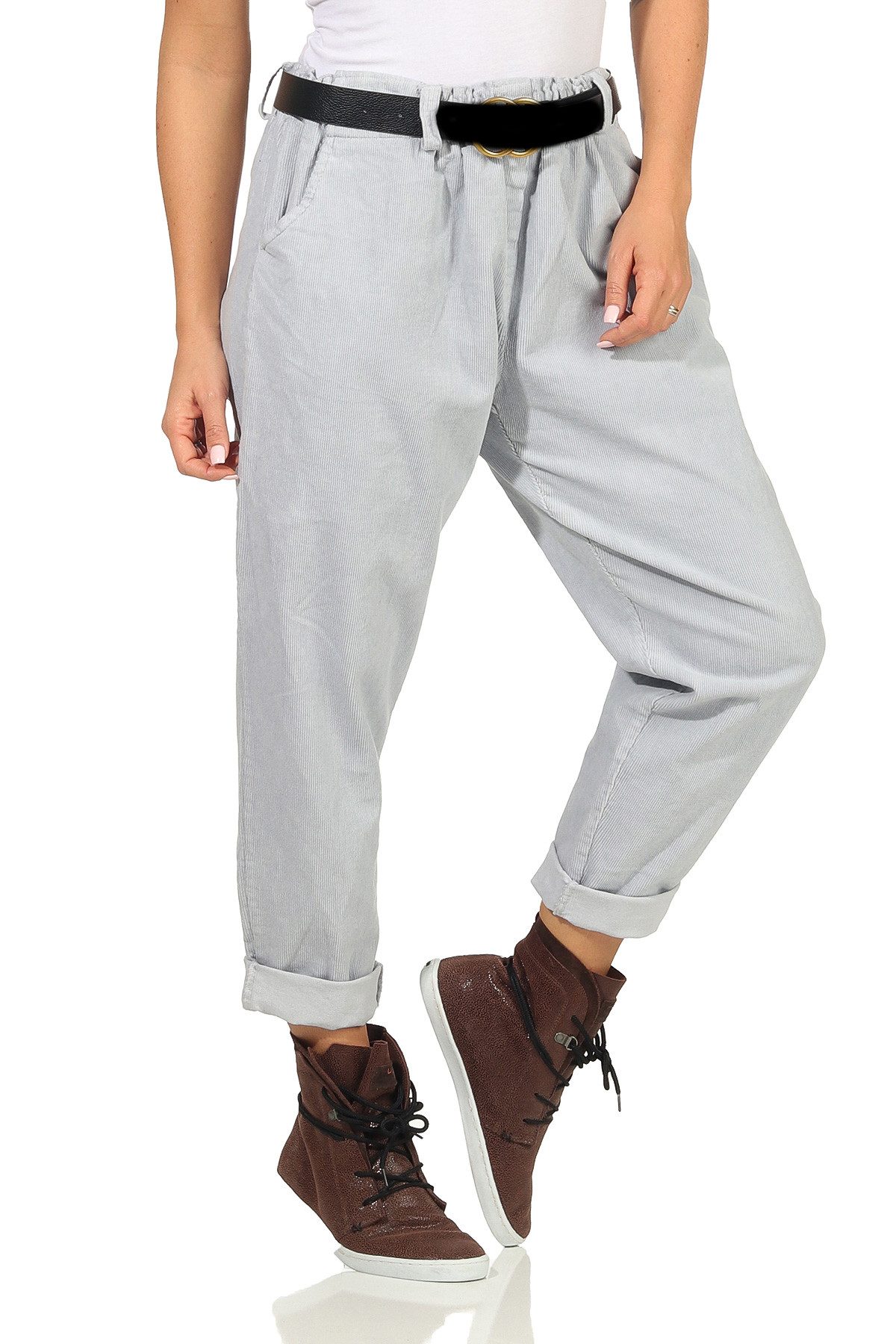 Mississhop Haremshose Damenhose mit Gürtel – günstig online kaufen