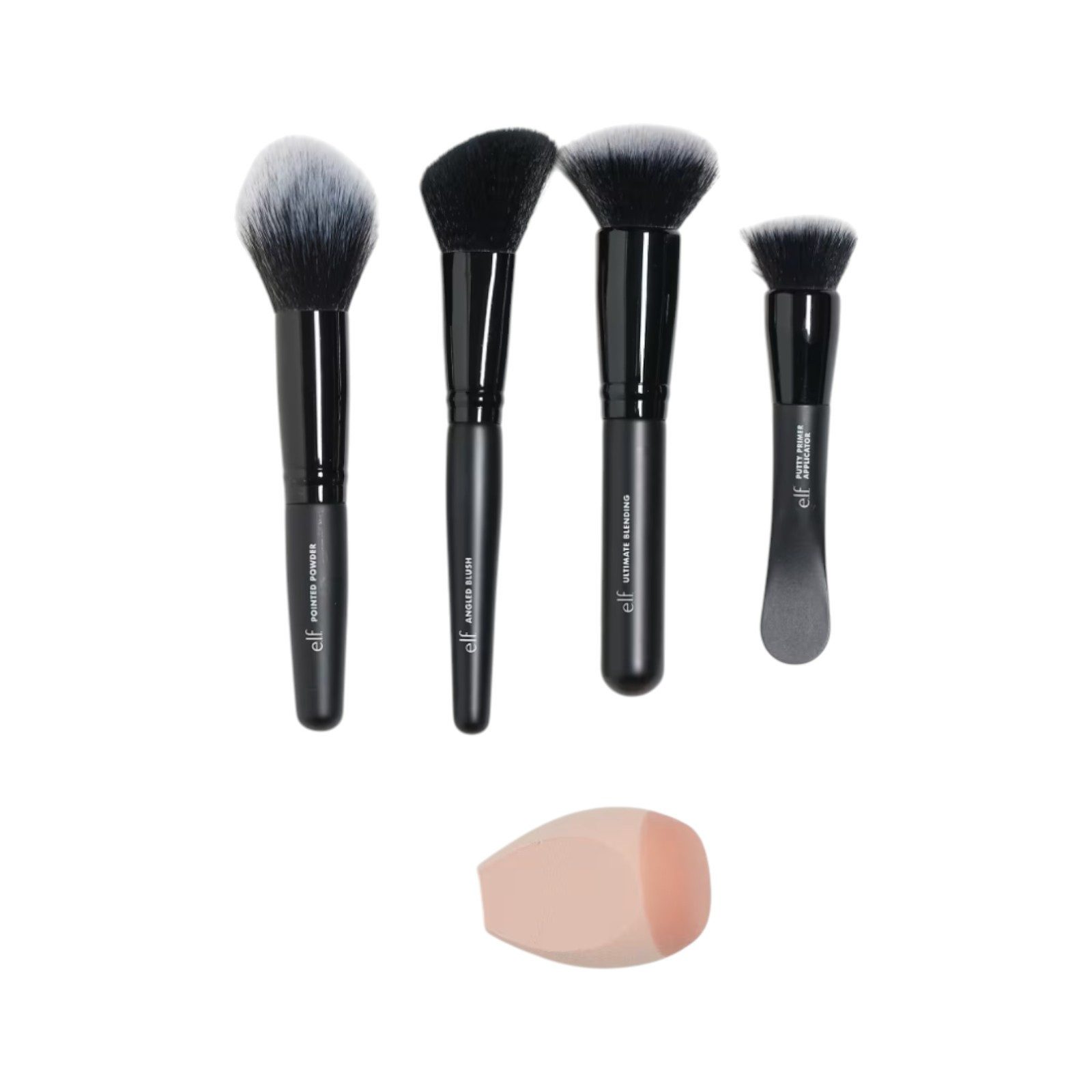 e.l.f Kosmetikpinsel-Set Ten out of Ten Set, 10 tlg., 9 Pinsel + 1 Make-up-Schwamm