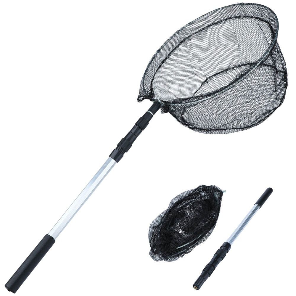 Angelkescher Sougayilang Kescher Teleskop 150 cm Aluminiumlegierung faltbar DE.