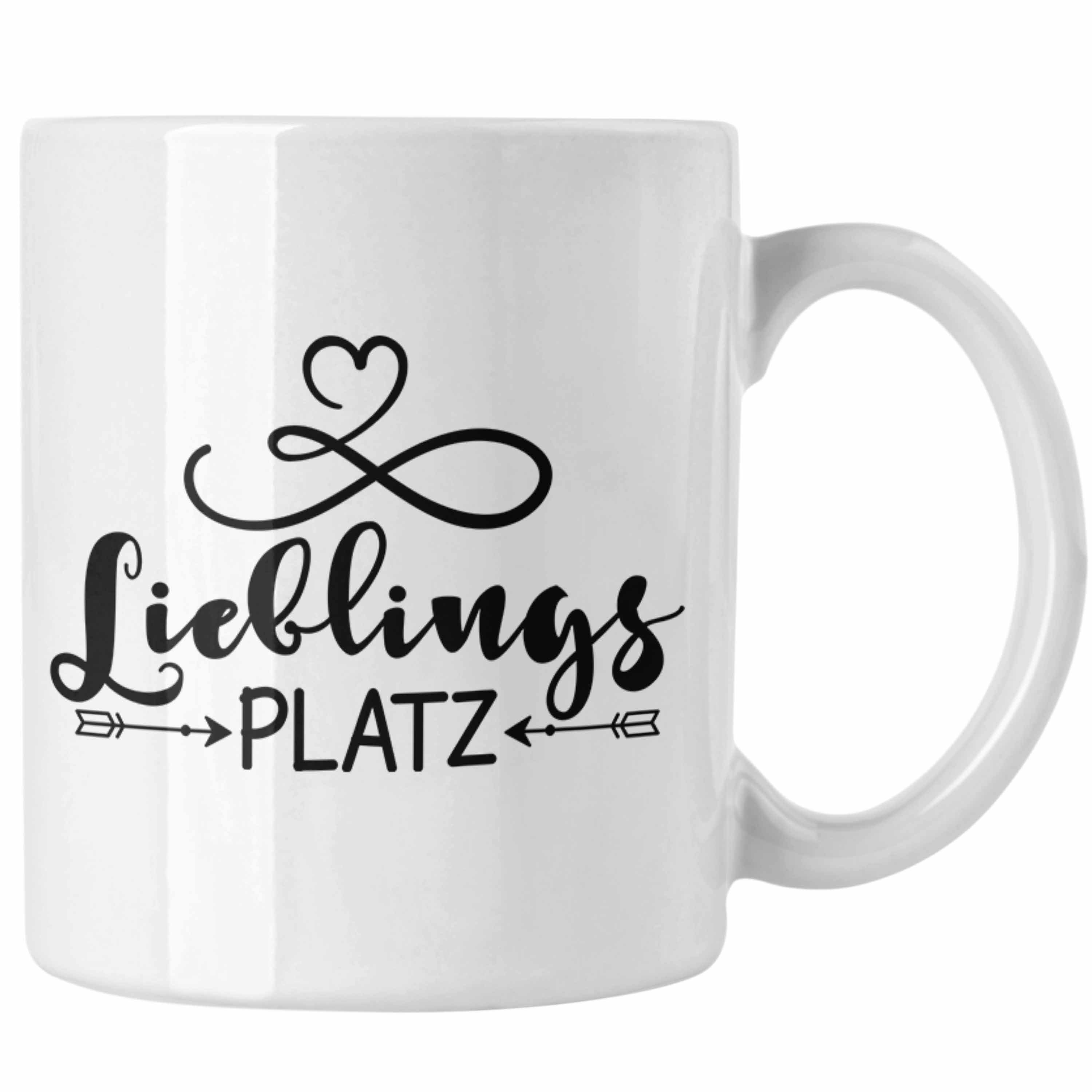 neu Trendation Tasse Trendation Wohnung für Tasse - Geschenk Büro Geschenkidee Zuhause Neue Weiss Lieblings-Platz