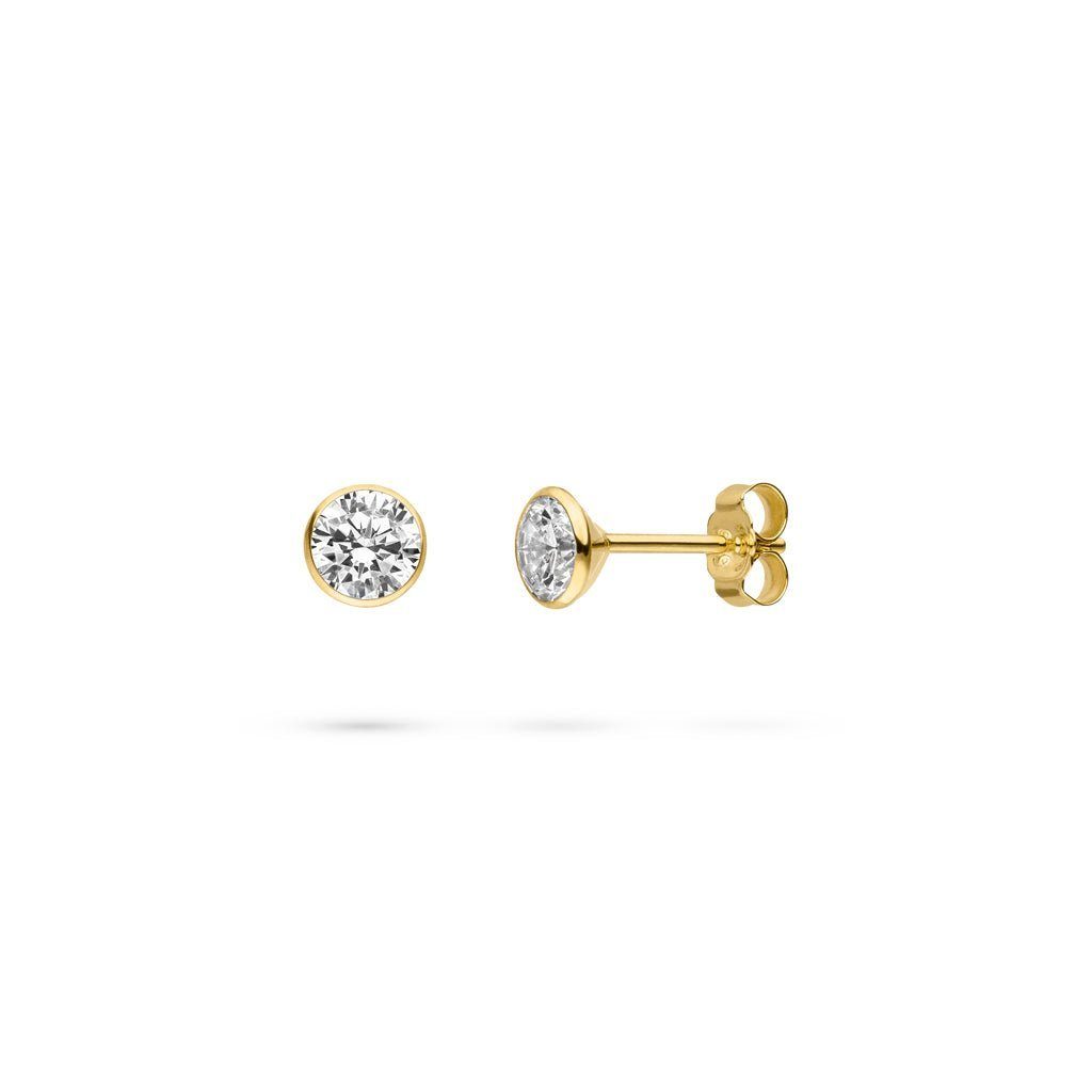 SKIELKA DESIGNSCHMUCK Single-Ohrstecker 1 Gold Ohrstecker günstig online kaufen