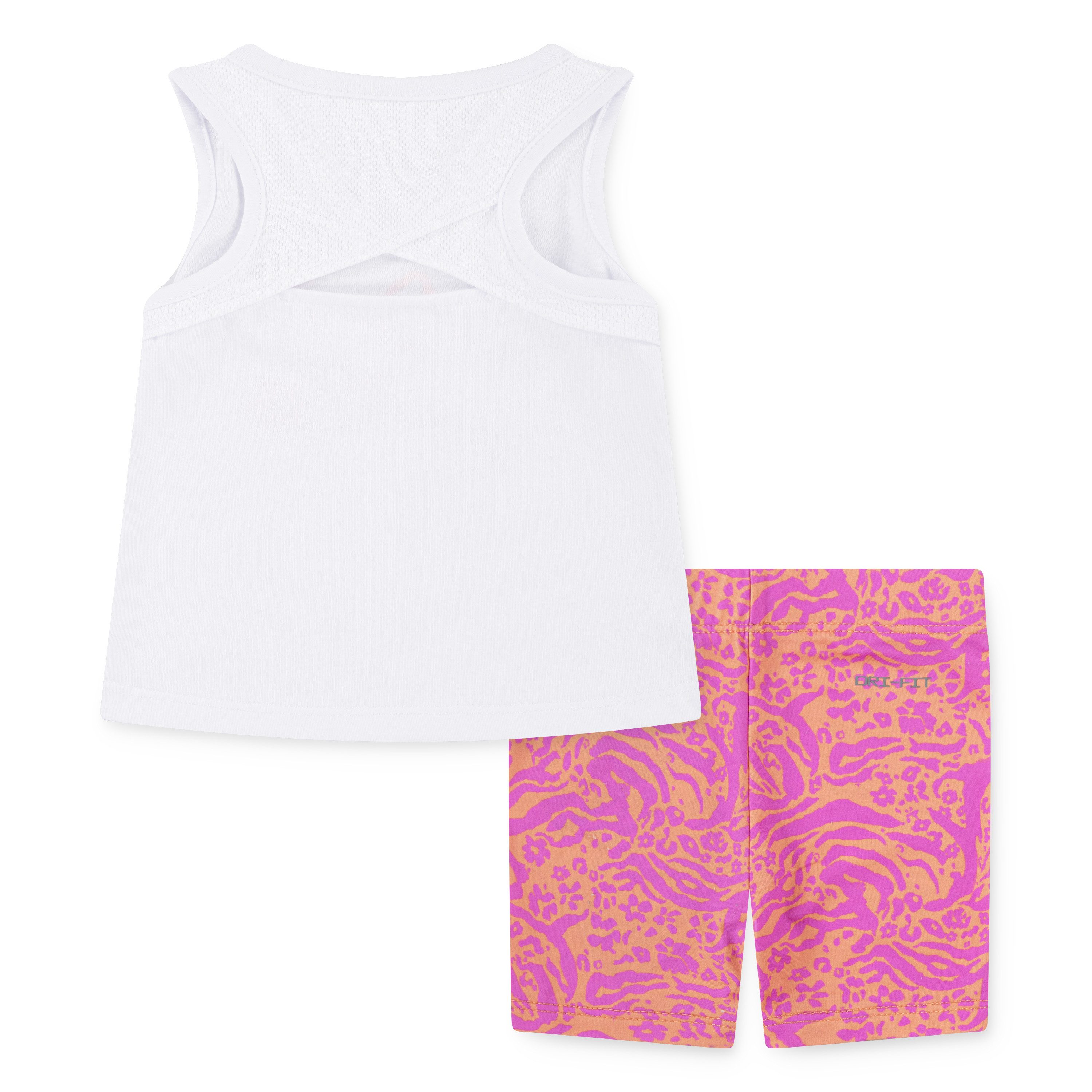 Nike Sportswear Top & Shorts NKG WILD FLOWER AOP BIKE SHORT (2-tlg) für Kinder
