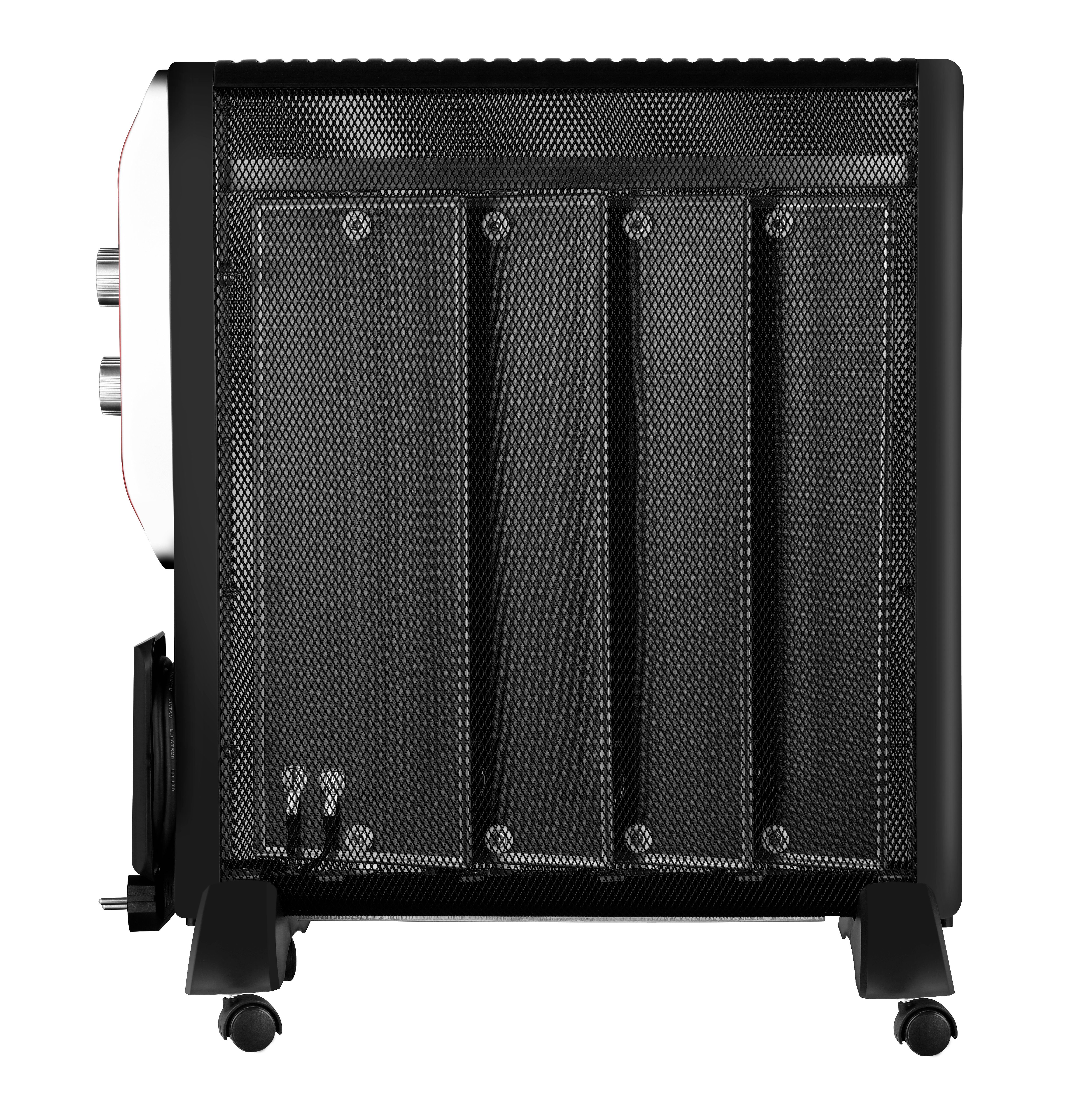 VALE Heizkörper Elektroheizung 2000W – leises Heizgerät mit Thermostat & 2 Stufen, Mit Rollen & Griff – kompakt, flexibel & sofort einsatzbereit