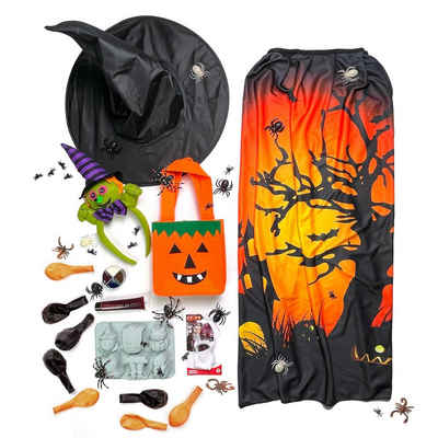 Metamorph Kostüm Halloween Kinder-Party-Box 36-teilig, Feiere ein unvergessliches Halloween mit deinem Kind – unsere Kinder