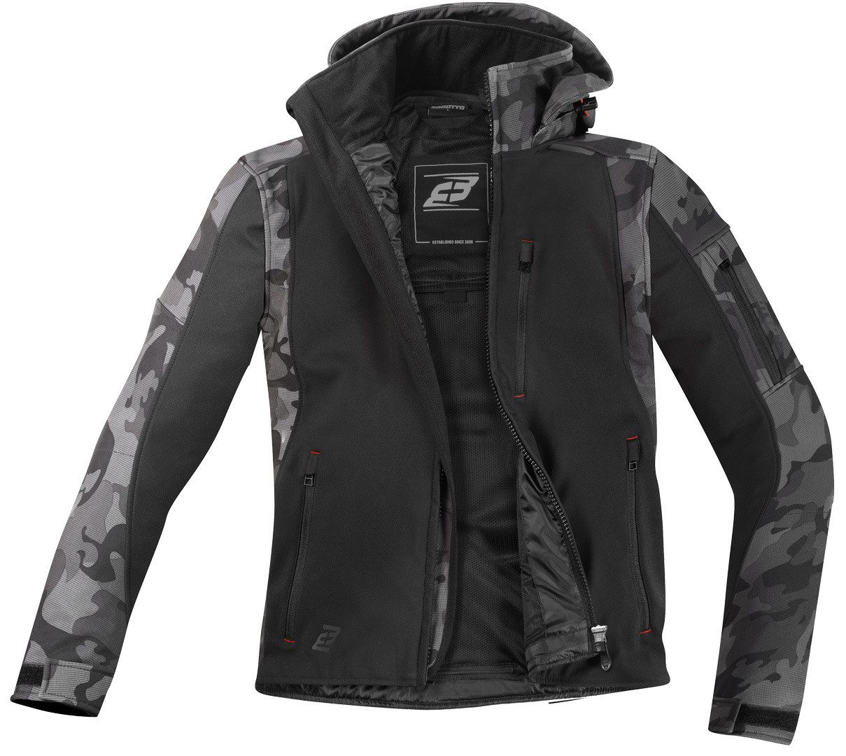 Bogotto Motorradjacke Win-D Camo Motorrad Textiljacke Atmungsaktiv protektoren weitenverstellbar – Bild 4 von 5