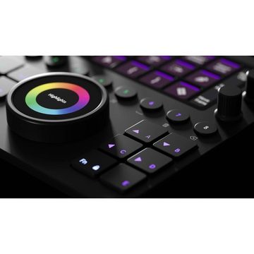 Loupedeck Foto- und Videobearbeitungskonsole CT Tastatur (Beleuchtet, LCD Tasten, Hotkey Funktion, Vollständig anpassbar)