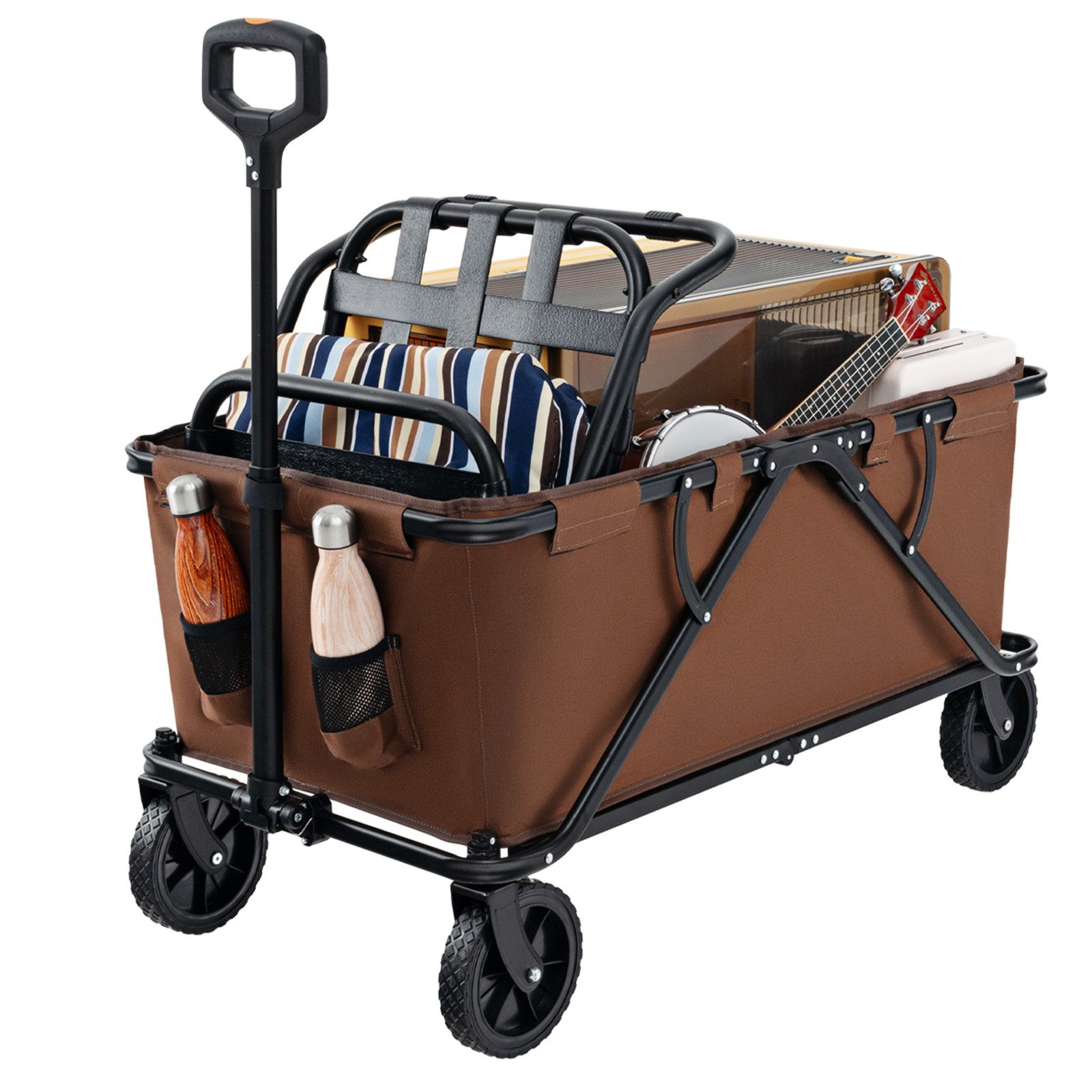 COSTWAY Bollerwagen, faltbar Handwagen, 170L 100kg