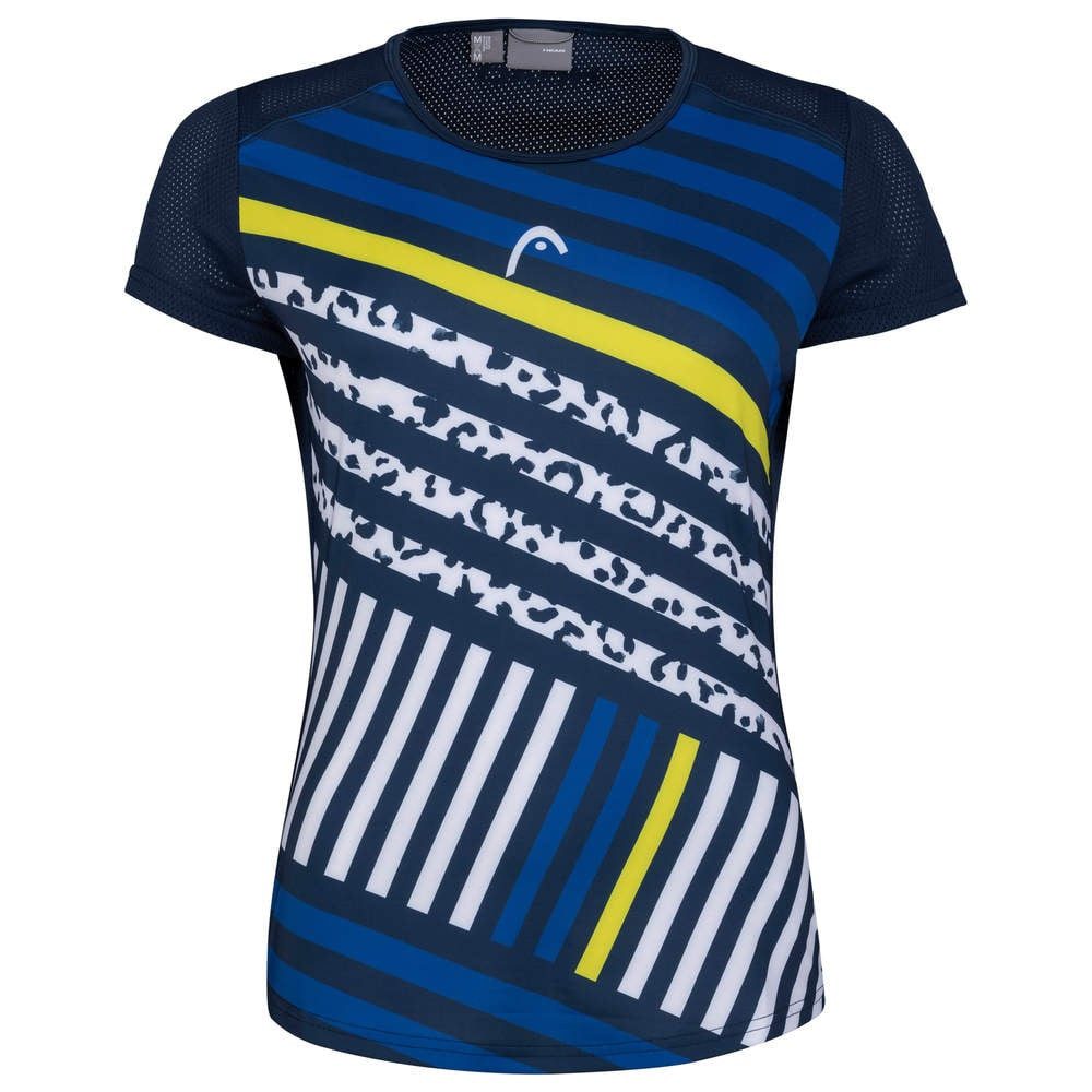 Head Tennisshirt Sammy Graphic Print dunkelblau Damen