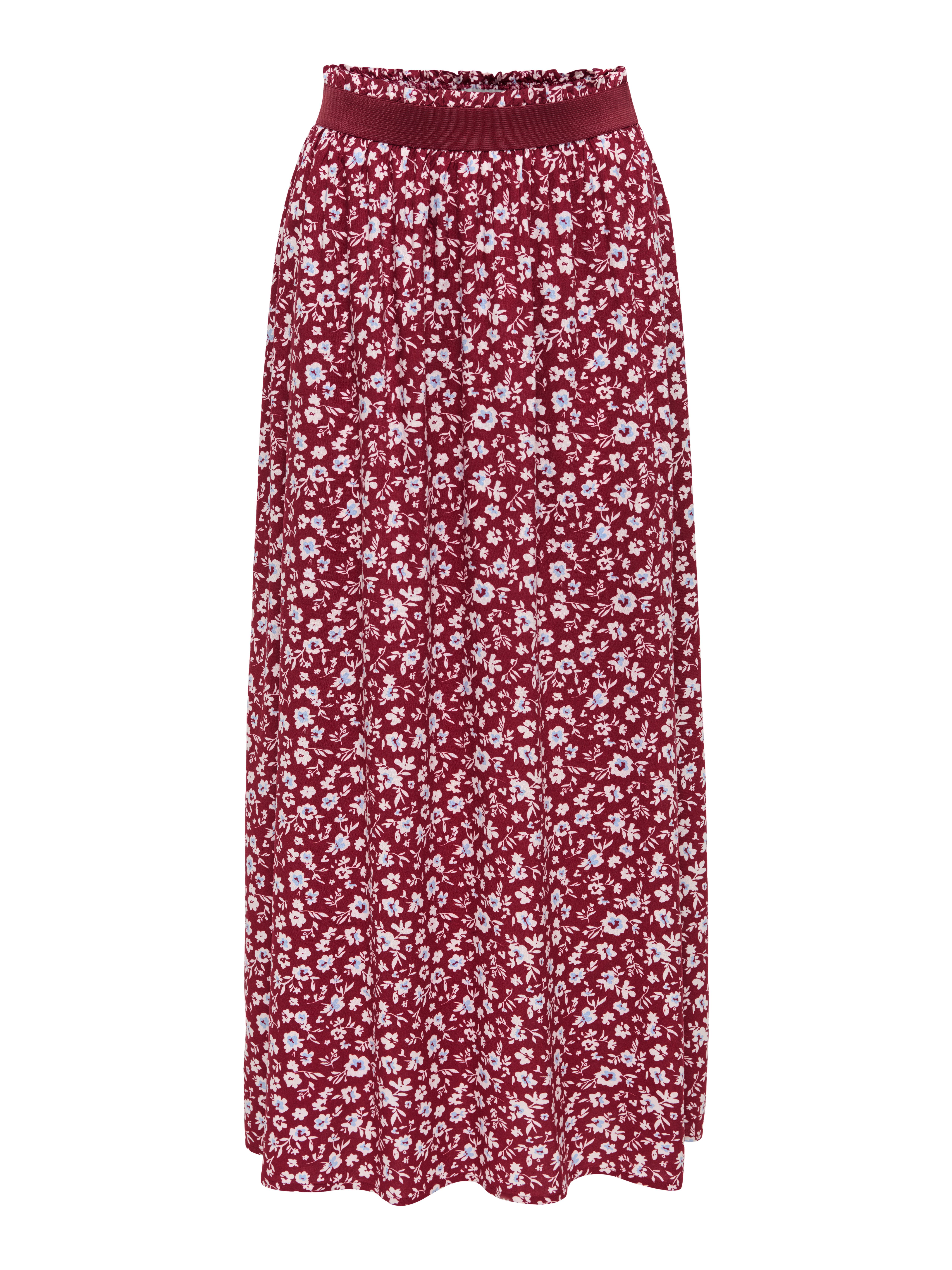 ONLY Maxirock ONLVENEDIG AOP LIFE LONG SKIRT Viskose, wadenlang