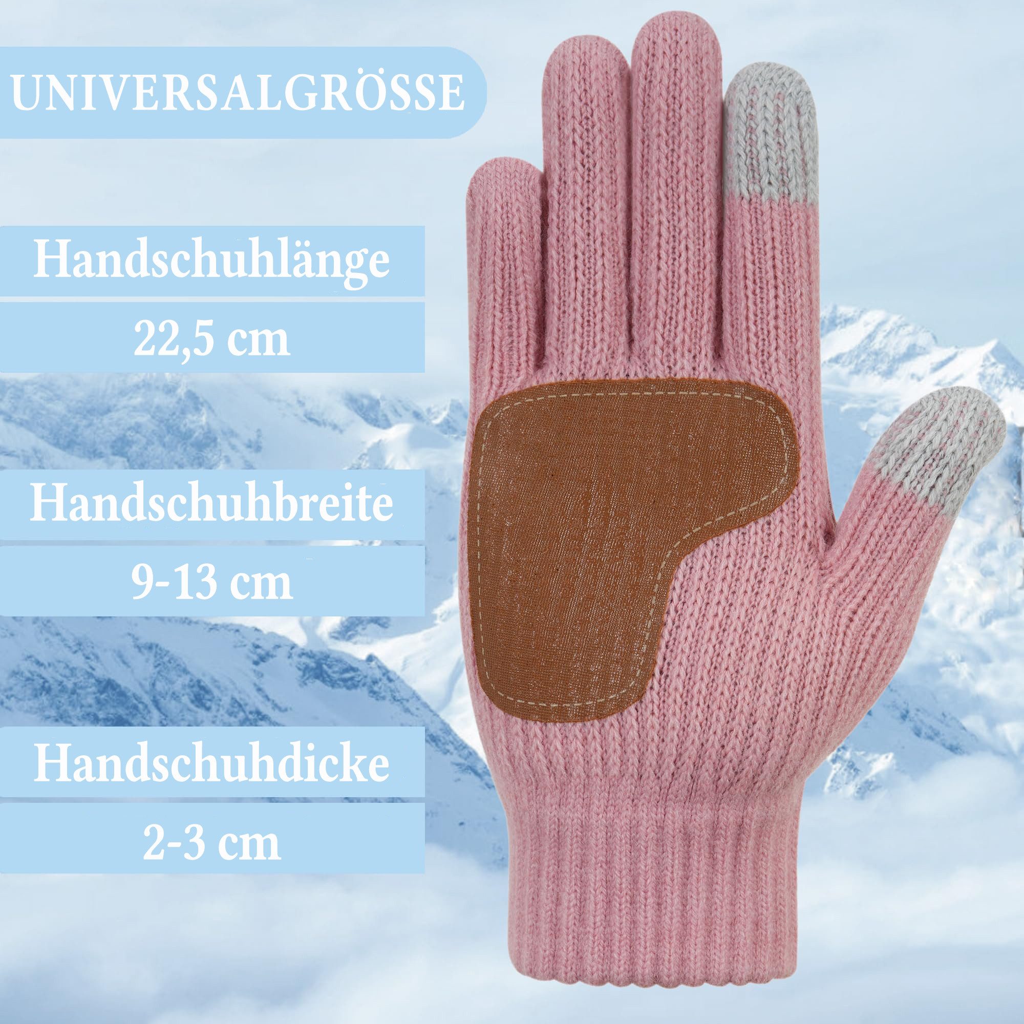 Coonoor Strickhandschuhe Winterstrickhandschuhe, Outdoor-Fahrradhandschuhe, günstig online kaufen