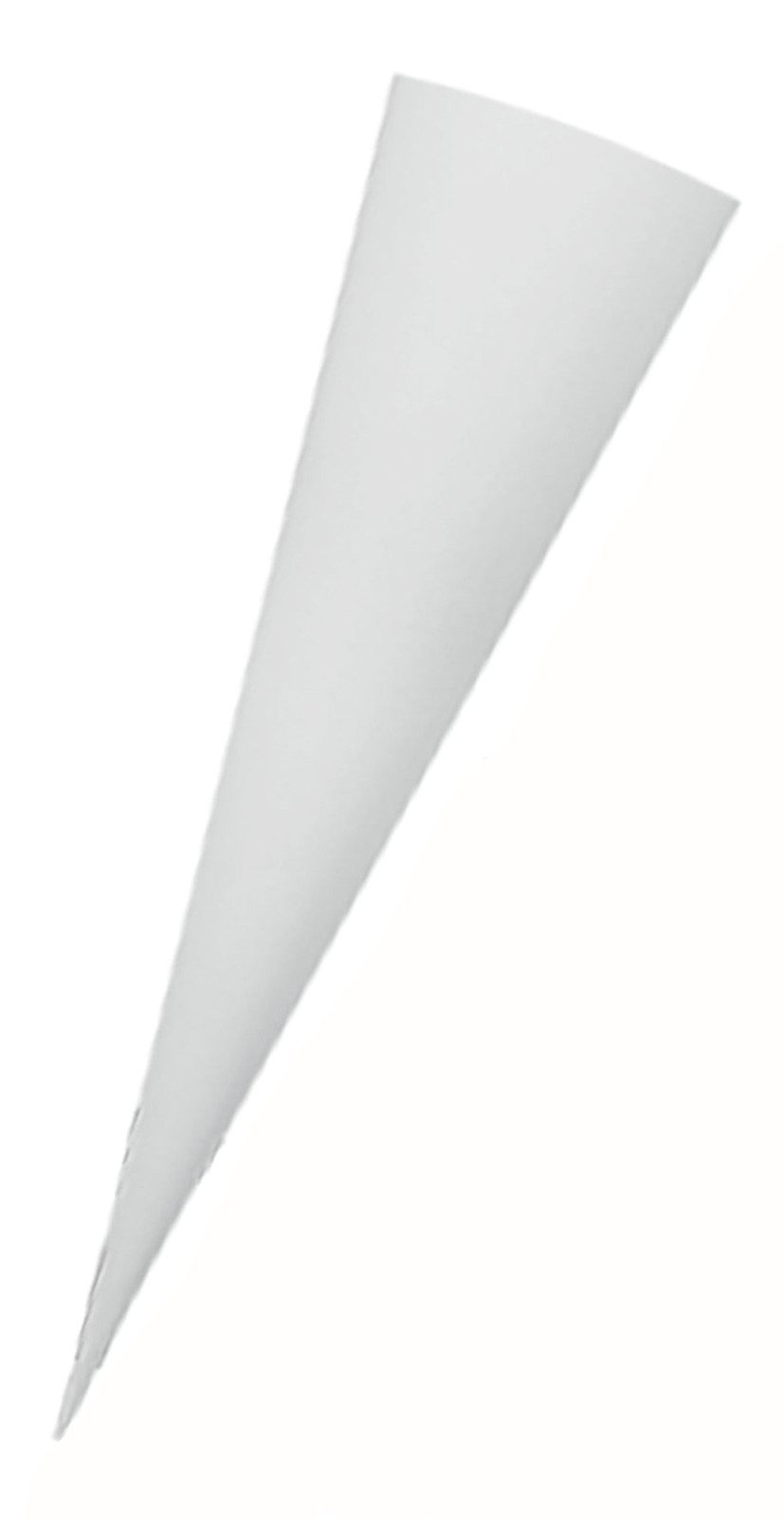 ADINA Schultüte ADINA Schultüten - Rohling weiß, 70cm rund ohne Verschluss