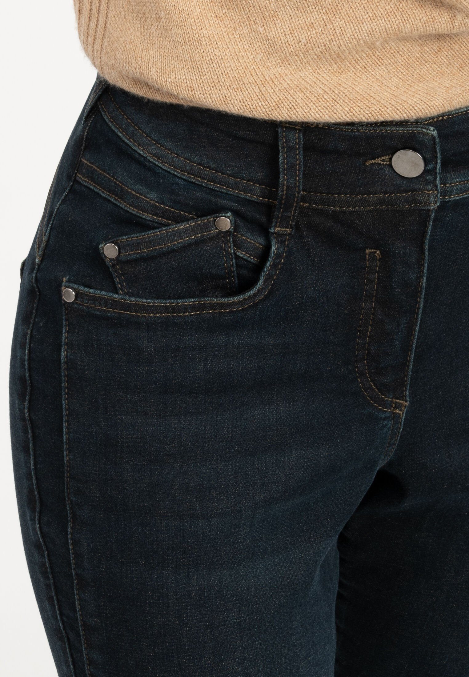 Recover Pants 5-Pocket-Jeans DARLIN DENIM BLAU/ KHAKI