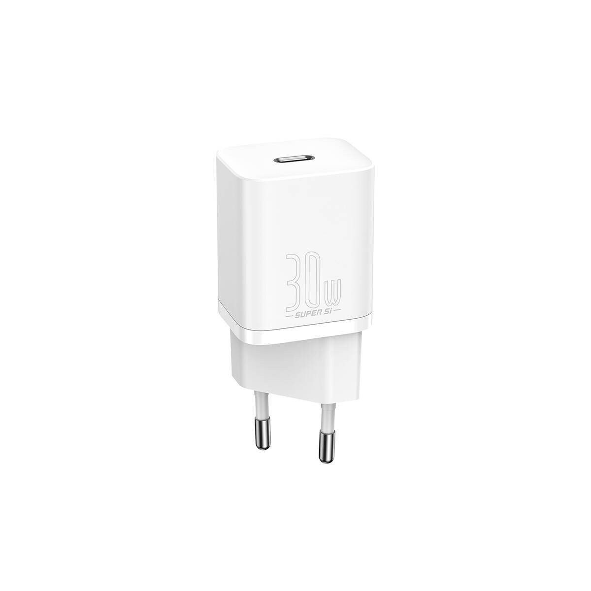 Baseus Baseus Super Si Schnellladegerät 1C 30W weiß Smartphone-Ladegerät