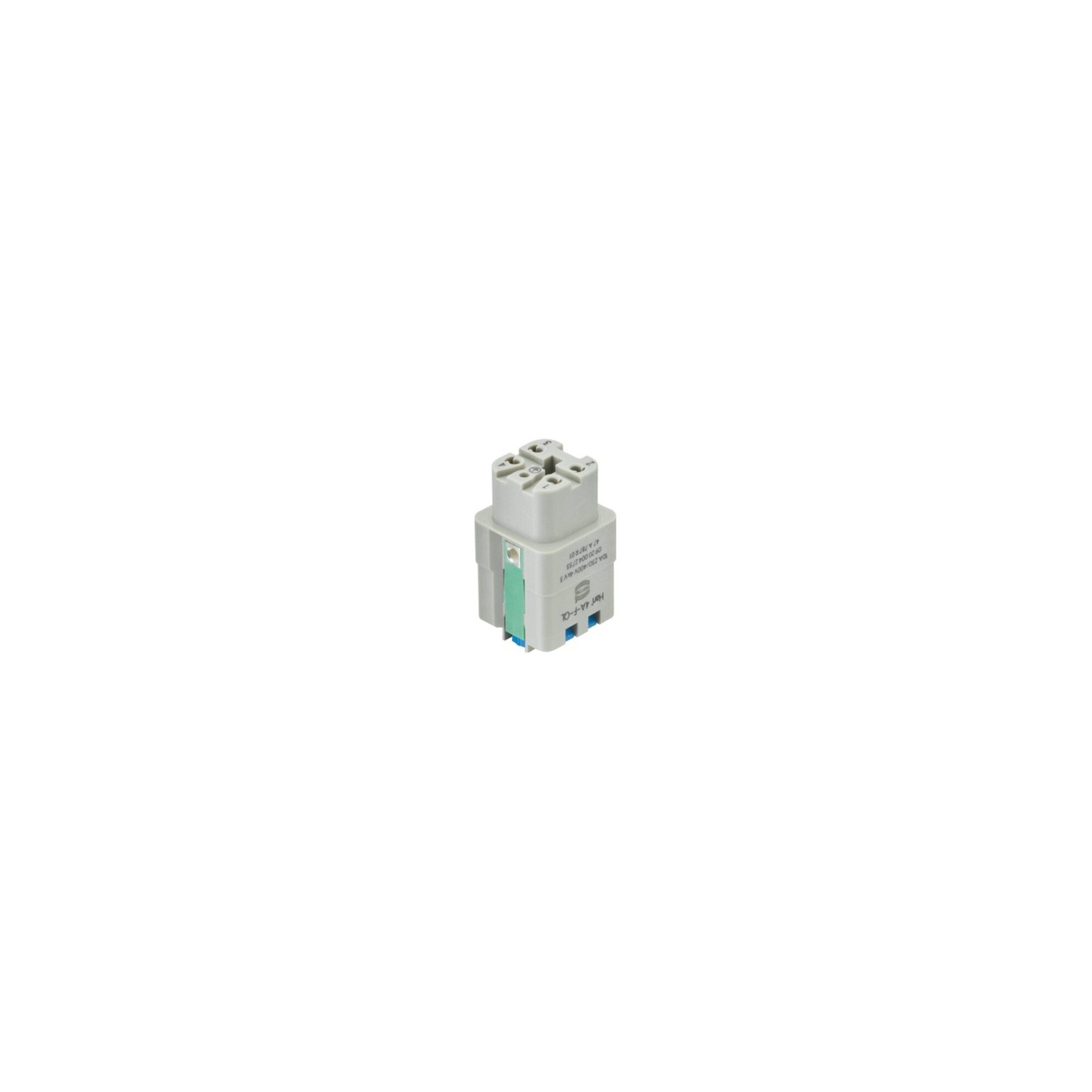 Harting Schuko-Stecker Harting Buchseneinsatz Han 4A-F-QL 09200042733
