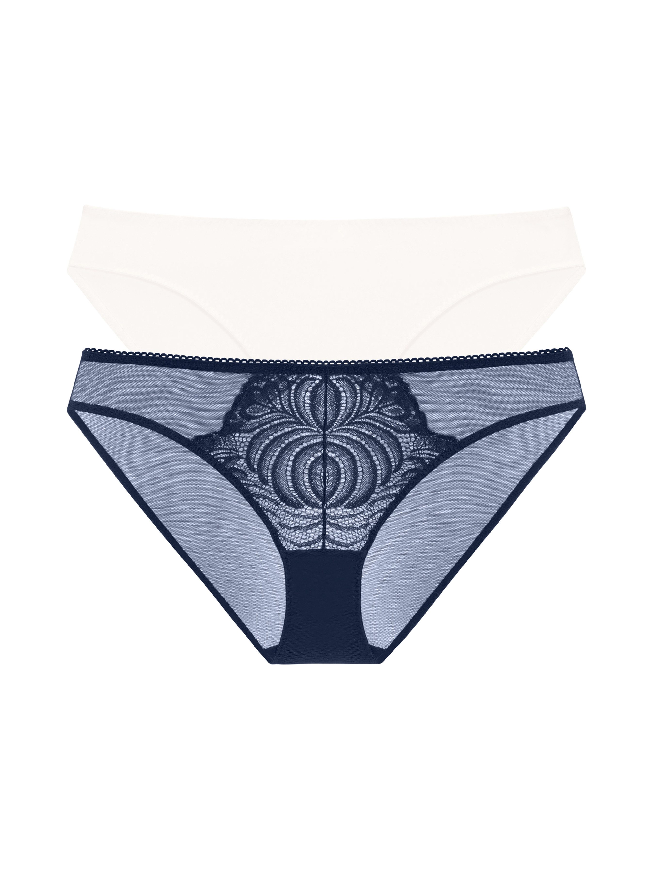 Dorina Slip Lincoln (2er Pack) elastisch, Spitze, Mesh, feminin
