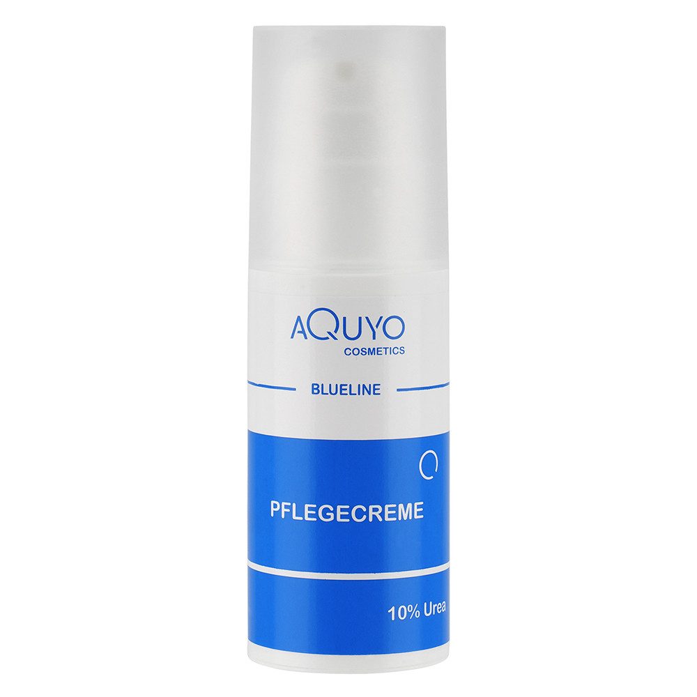 AQUYO Cosmetics Feuchtigkeitscreme Blueline Pflegecreme 10% Urea Creme für sehr trockene Haut