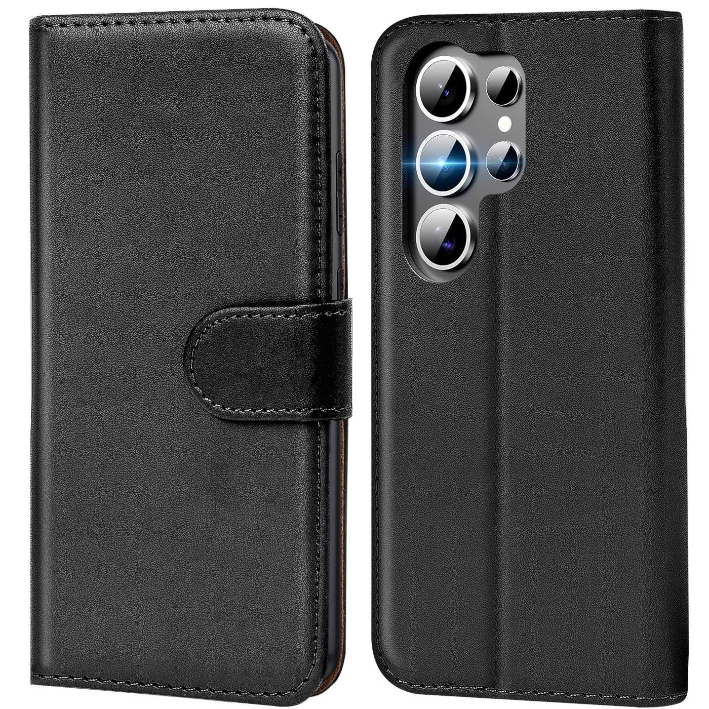 CoolGadget Handyhülle Book Case Handy Tasche für Samsung Galaxy S25 Ultra 6,9 Zoll, Hülle Klapphülle Flip Cover für Samsung S25 Ultra Schutzhülle stoßfest