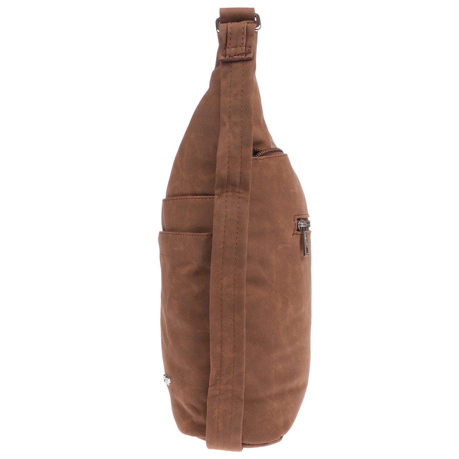 Christian Wippermann Umhängetasche Große Umhängetasche Damen Tasche Schultertasche (einzeln), Crossover Leder Optik – Bild 4 von 5
