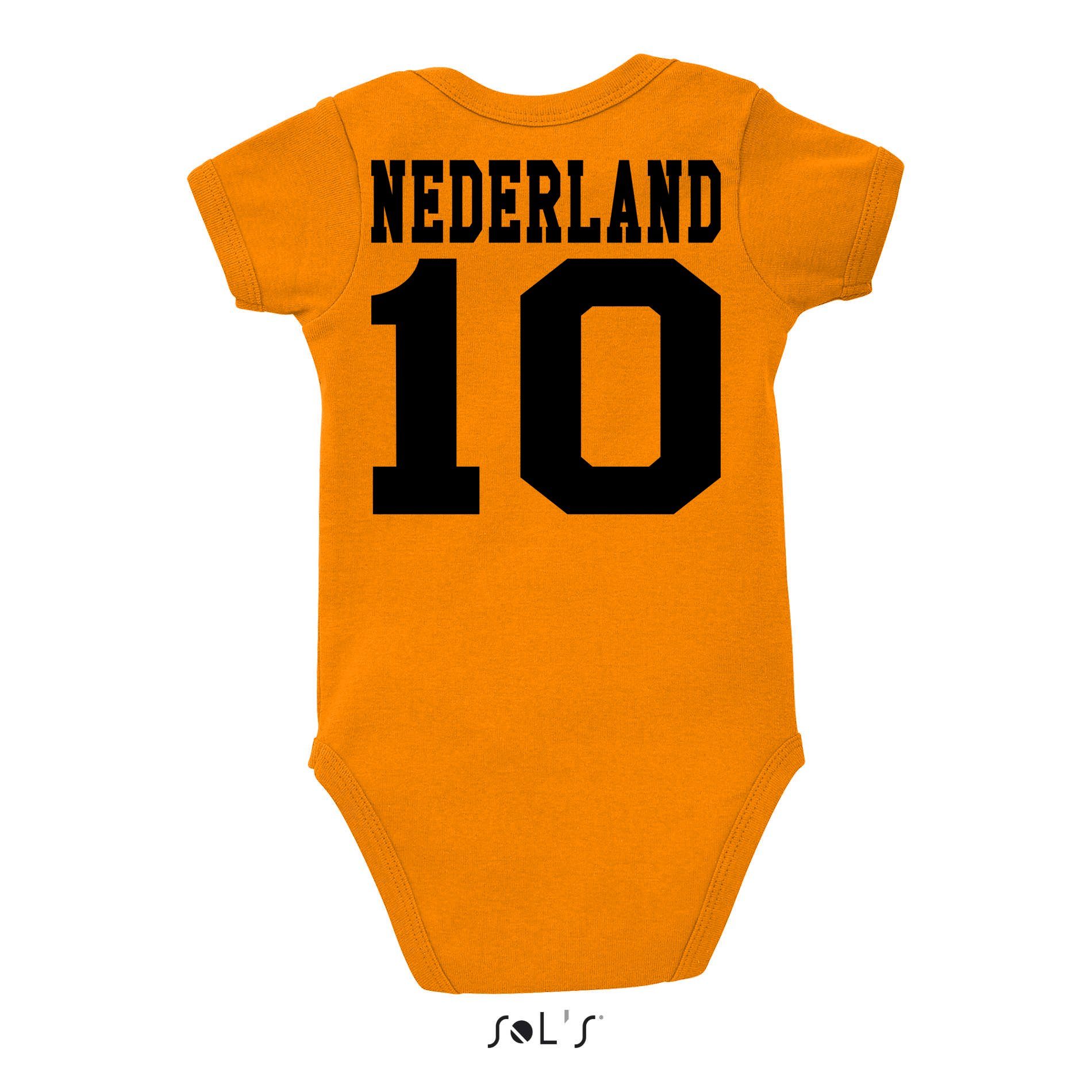 Baby Sport Meister Niederlande Strampler Holland Trikot WM Brownie Kinder Blondie EM & Fußball
