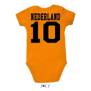 Blondie & Brownie Strampler Kinder Baby Niederlande Holland Sport Trikot Fußball Meister WM EM