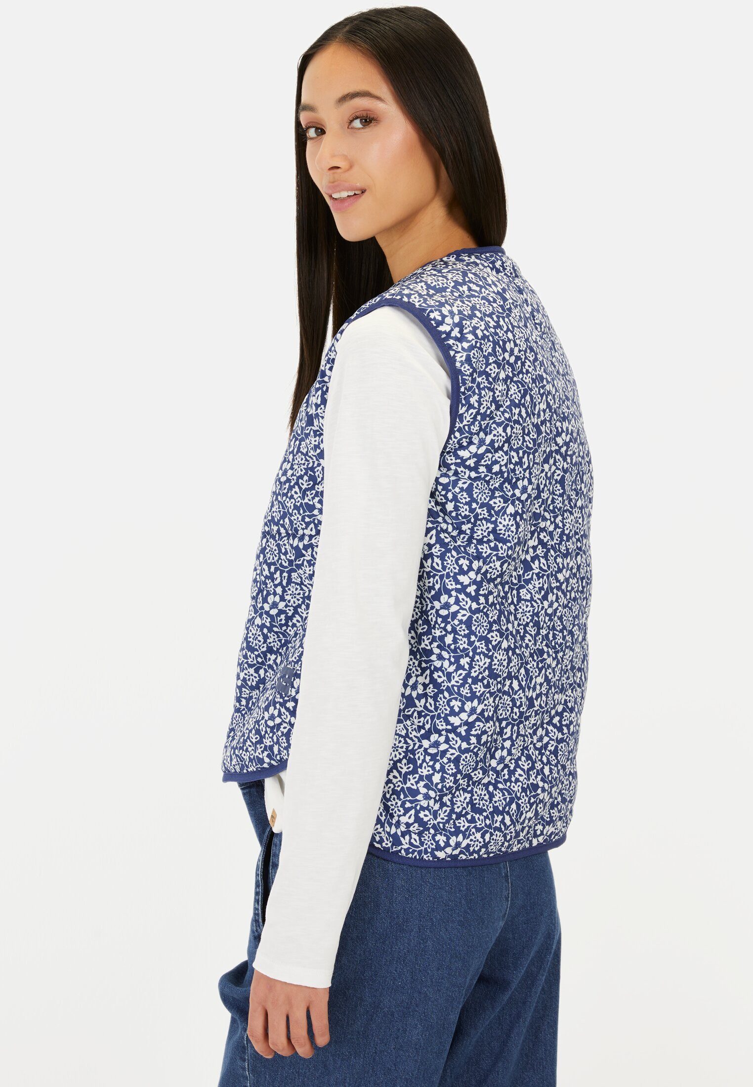 camel active Funktionsweste mit Blumenprint Weste_Casual günstig online kaufen