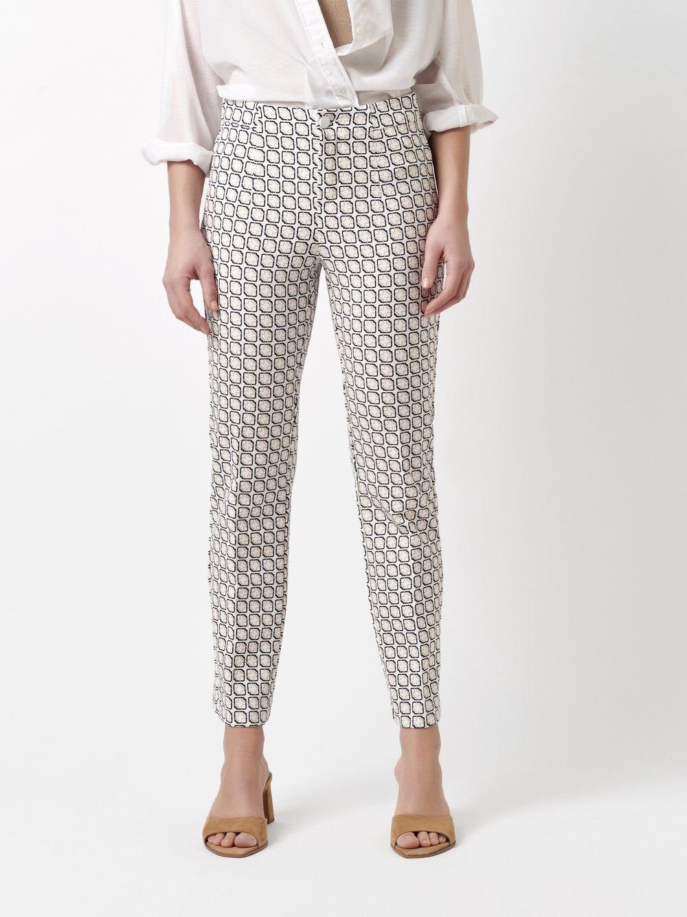 ROSNER Stretch-Hose Alisa_296 mit grafischem Muster günstig online kaufen