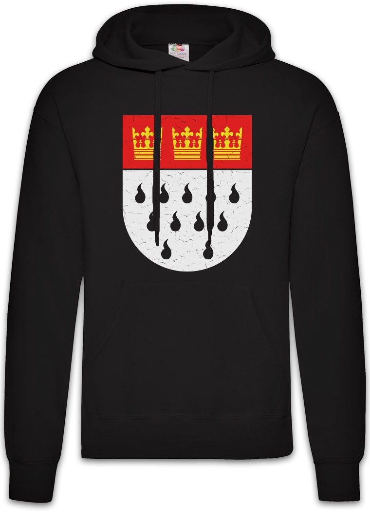Hoodie Köln Wappen Herren Hoodie Kölle Alaaf Kölner Dreigestirn Logo Kostüm