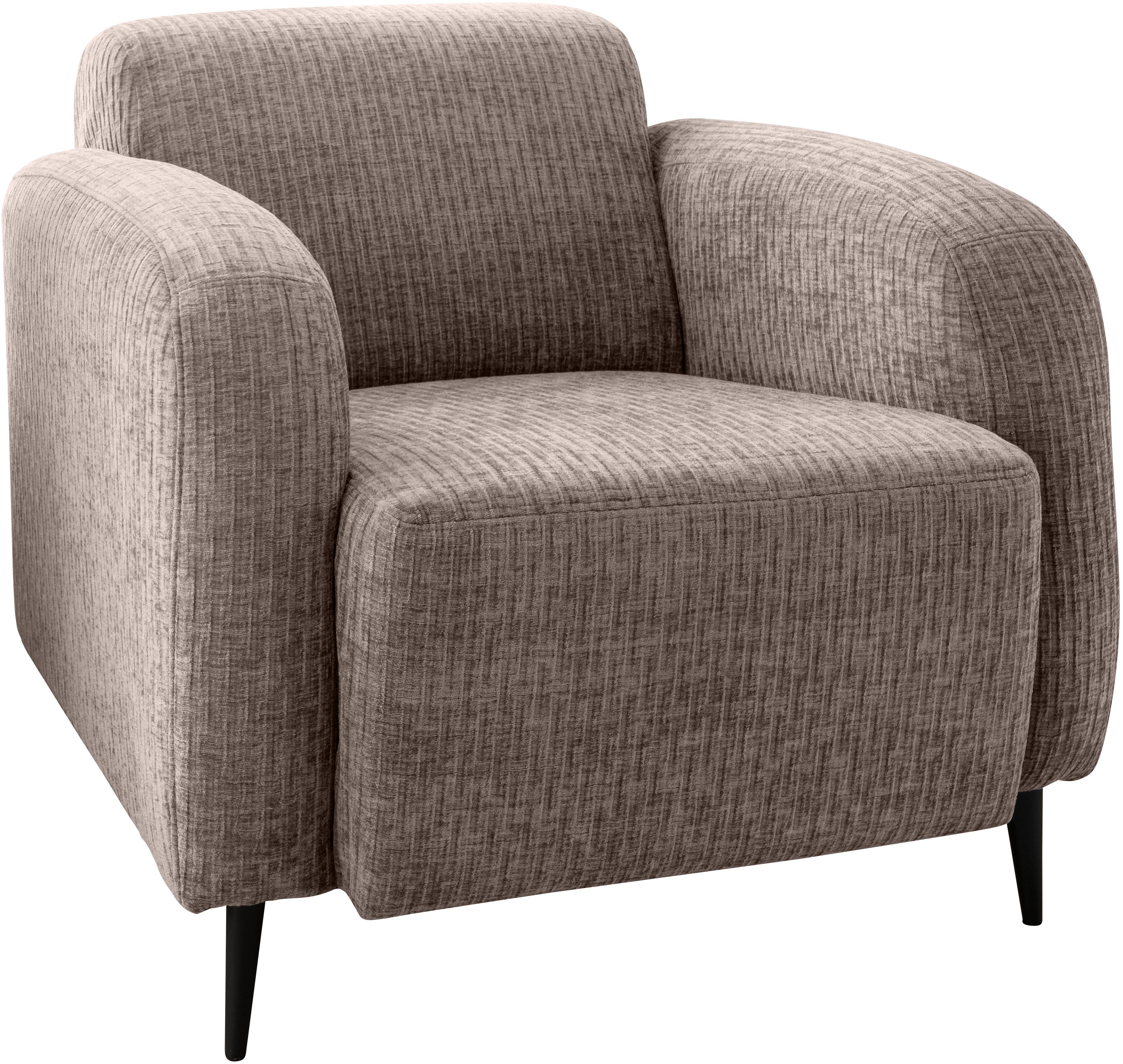 Home affaire Polstergarnitur Marone, (Set, 3-tlg., 3-Sitzer, 2-Sitzer, Sessel), auch einzeln erhältlich