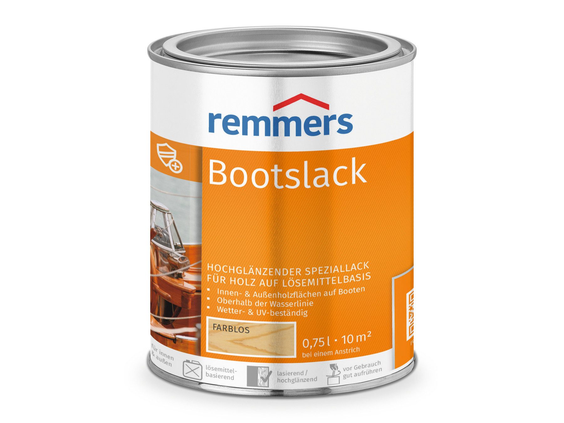 Remmers Holzlack Bootslack farblos hochglänzend 0,75 Liter