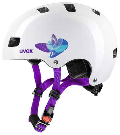 Uvex Kinderfahrradhelm Kid 3 butterfly-blue