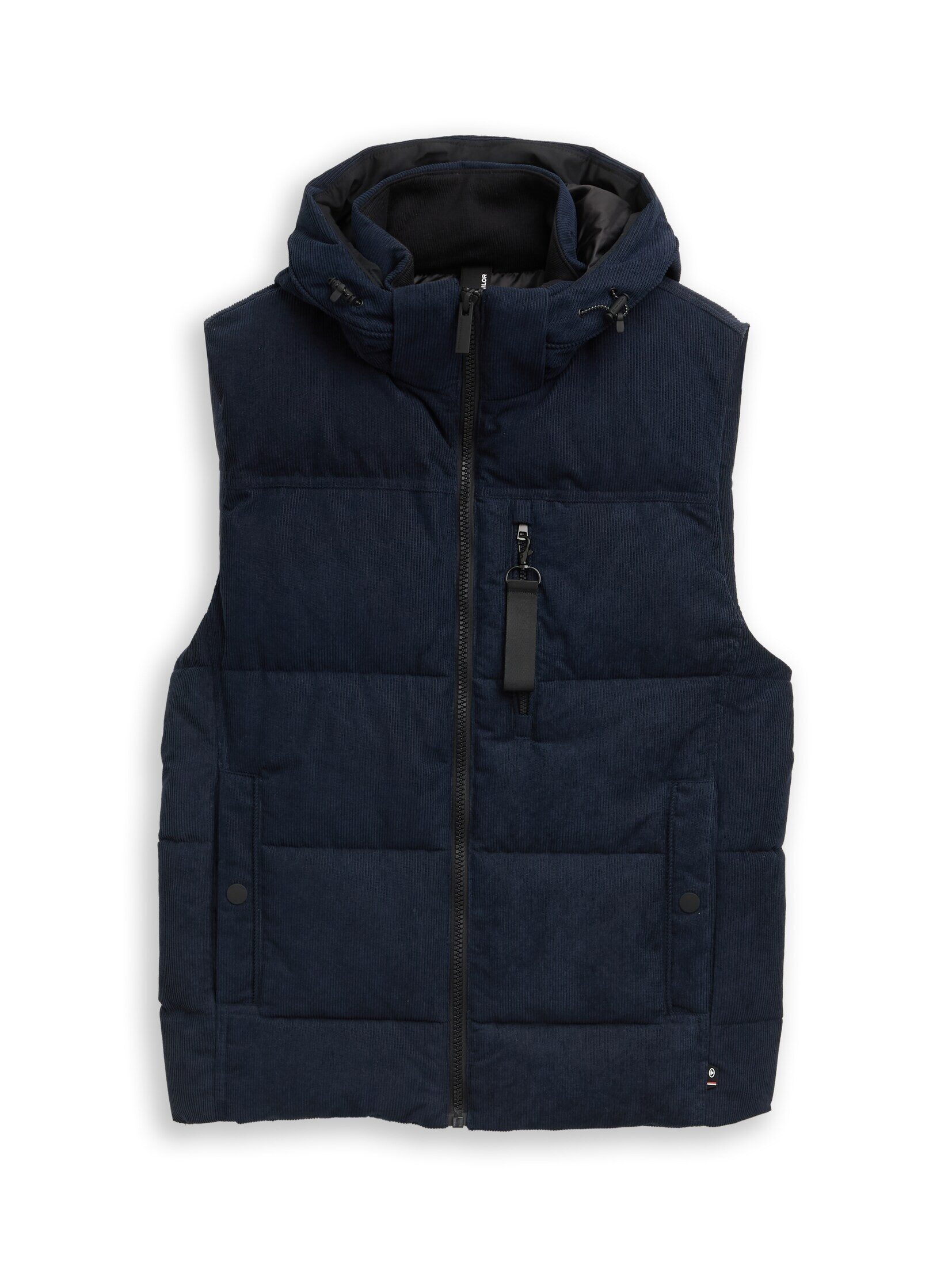 TOM TAILOR Steppweste Jacken Puffer Weste mit abnehmbarer Kapuze