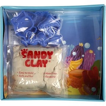 Creotime Modelliermasse Knetsand Sandy Clay, Wasserwelt, Natur, 1 Set