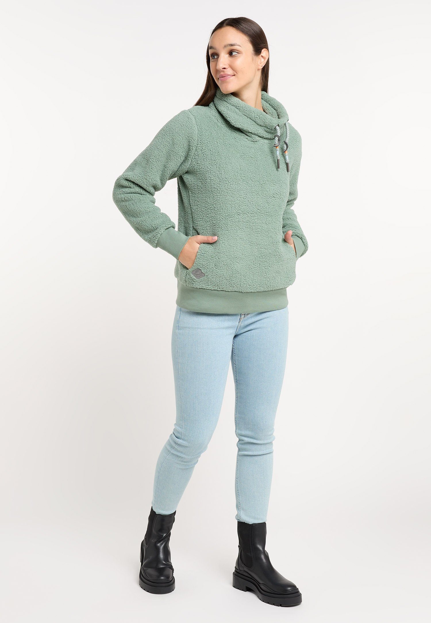 Ragwear Sweatshirt MENNY Nachhaltige & Vegane Mode DUSTY GREEN