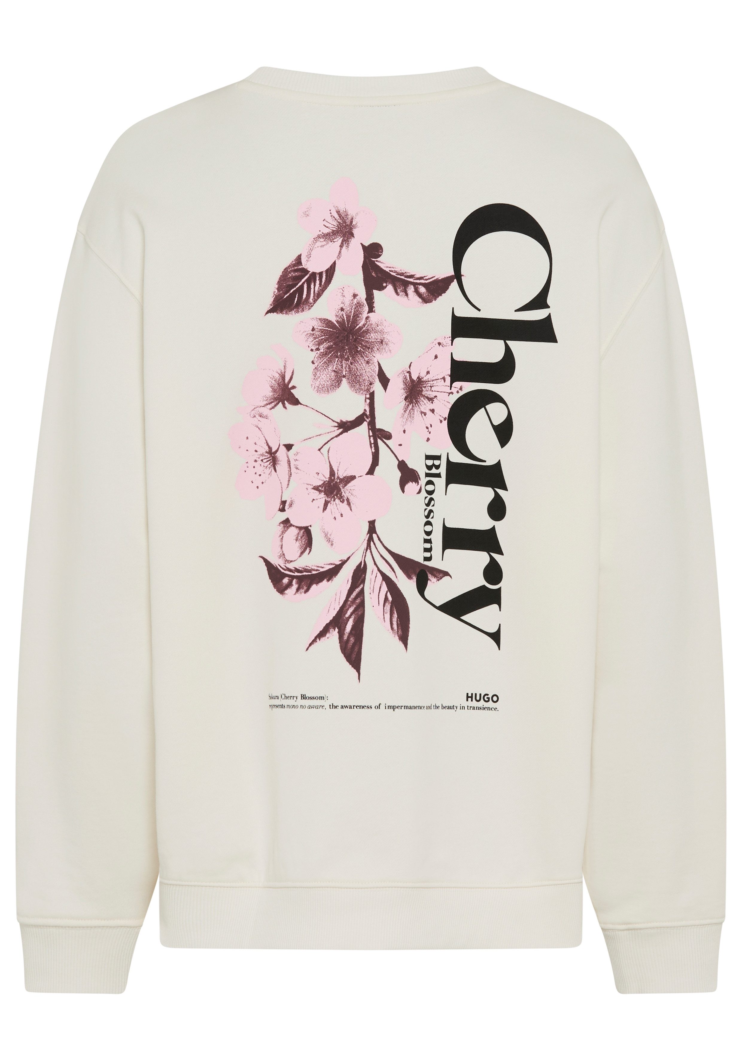 HUGO Sweatshirt Classic Crew aus Baumwoll-Terry, Relaxed Fit – Bild 2 von 2