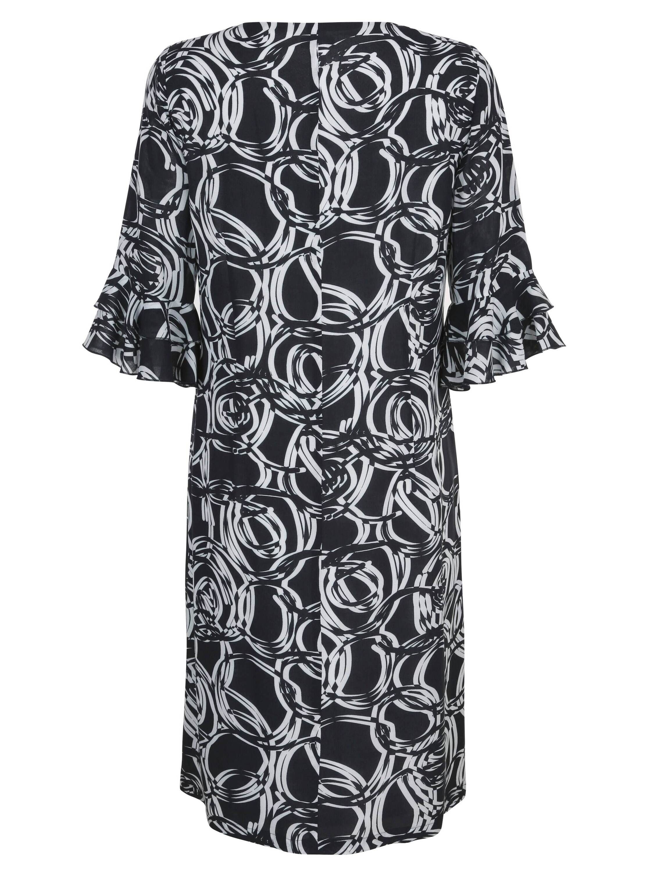 Alba Moda Druckkleid Kleid mit grafischem Dessin – Bild 5 von 5