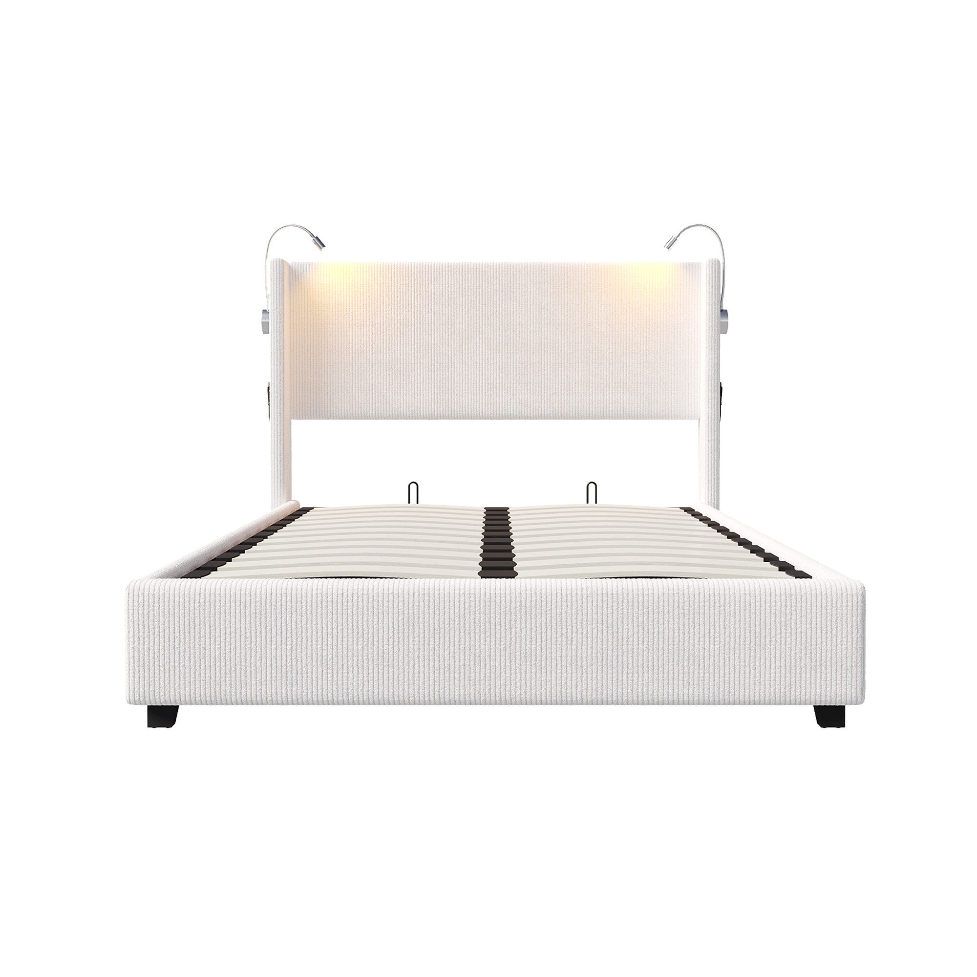 PXloue Polsterbett Doppelbett Stauraumbett 140x200 cm, günstig online kaufen