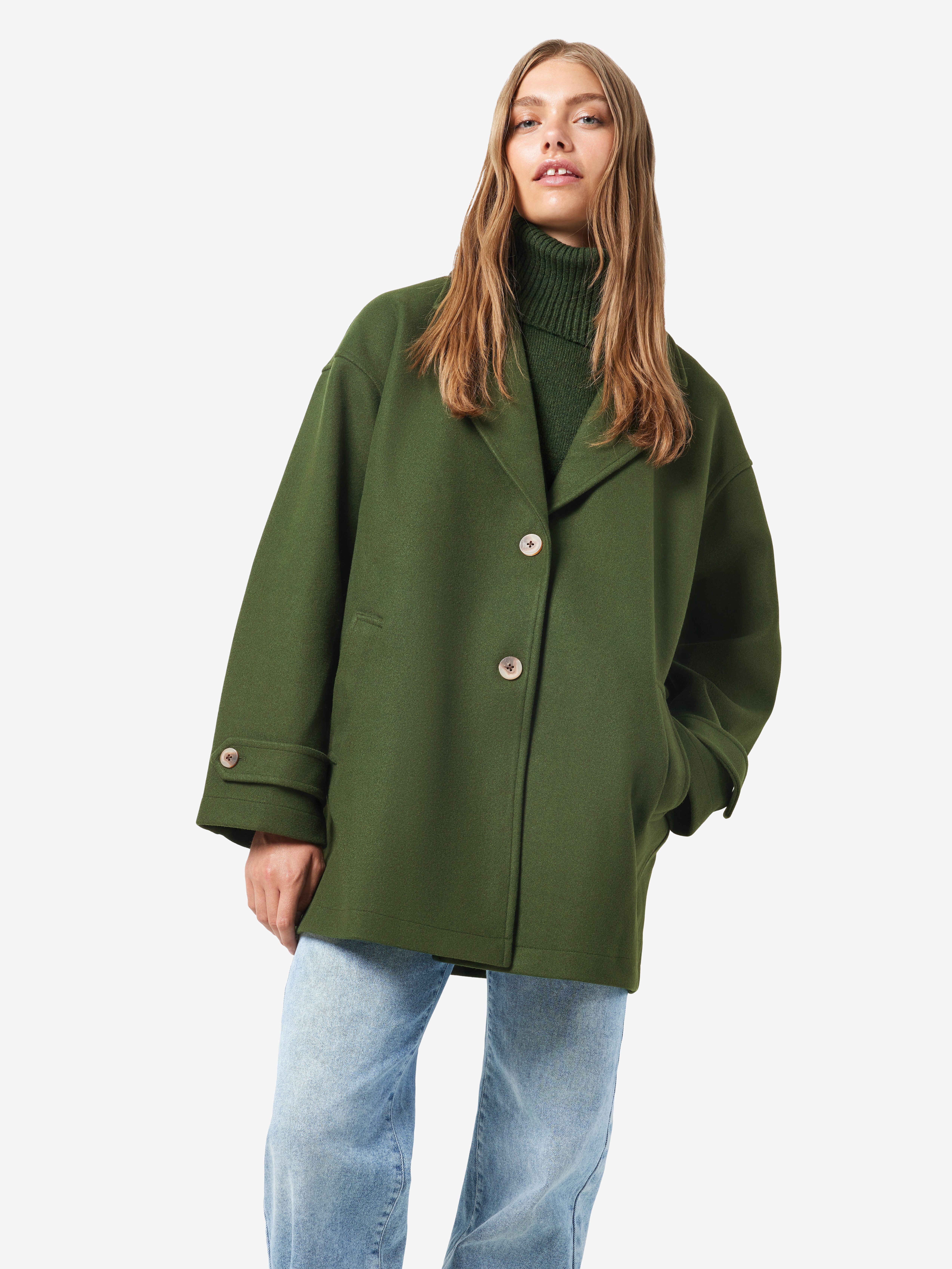 Noisy may Cabanjacke NMALICIA LS OVERSIZE BLAZER NOOS