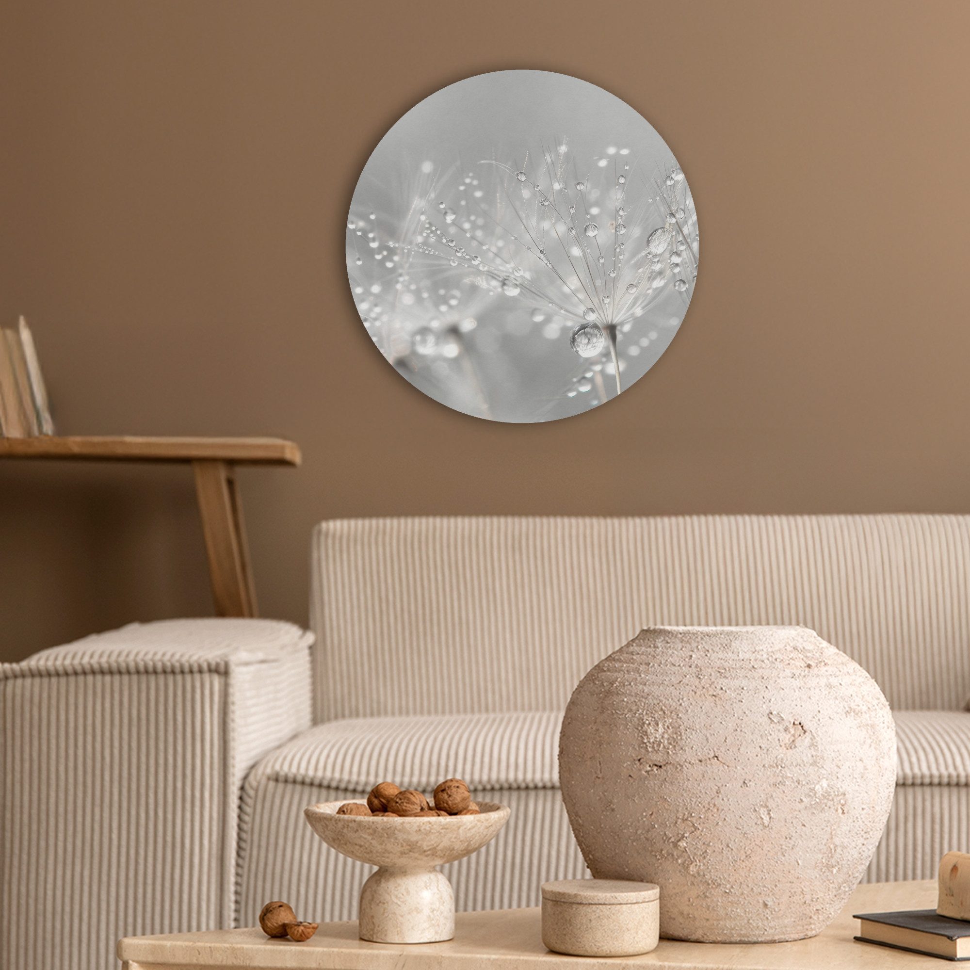 MuchoWow Gemälde Löwenzahn - Wassertropfen - Stilleben - Modern, Fotodruck günstig online kaufen