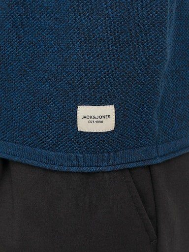 Sailor Jones & CREW KNIT Blue JJEHILL NOOS Jack NECK Rundhalspullover