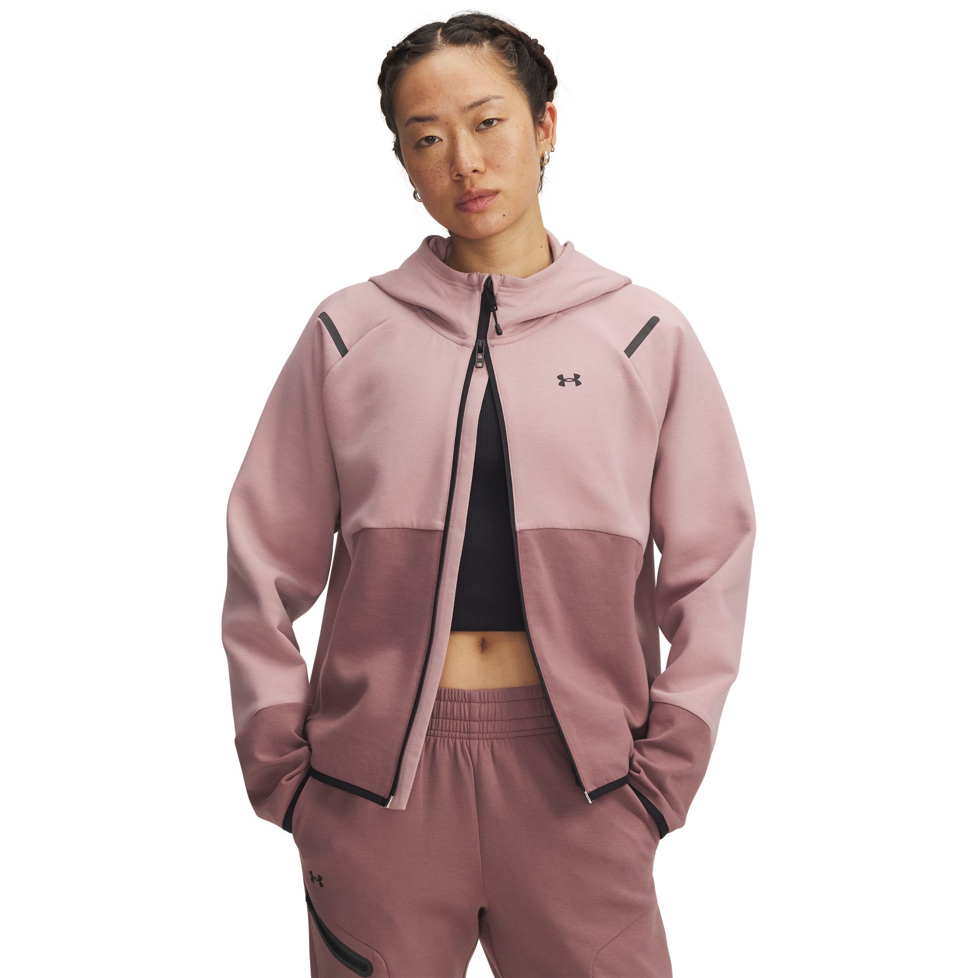 Trainingsjacke Under Armour Damen Fleecejacke Unstoppable Flc FZ 1379842